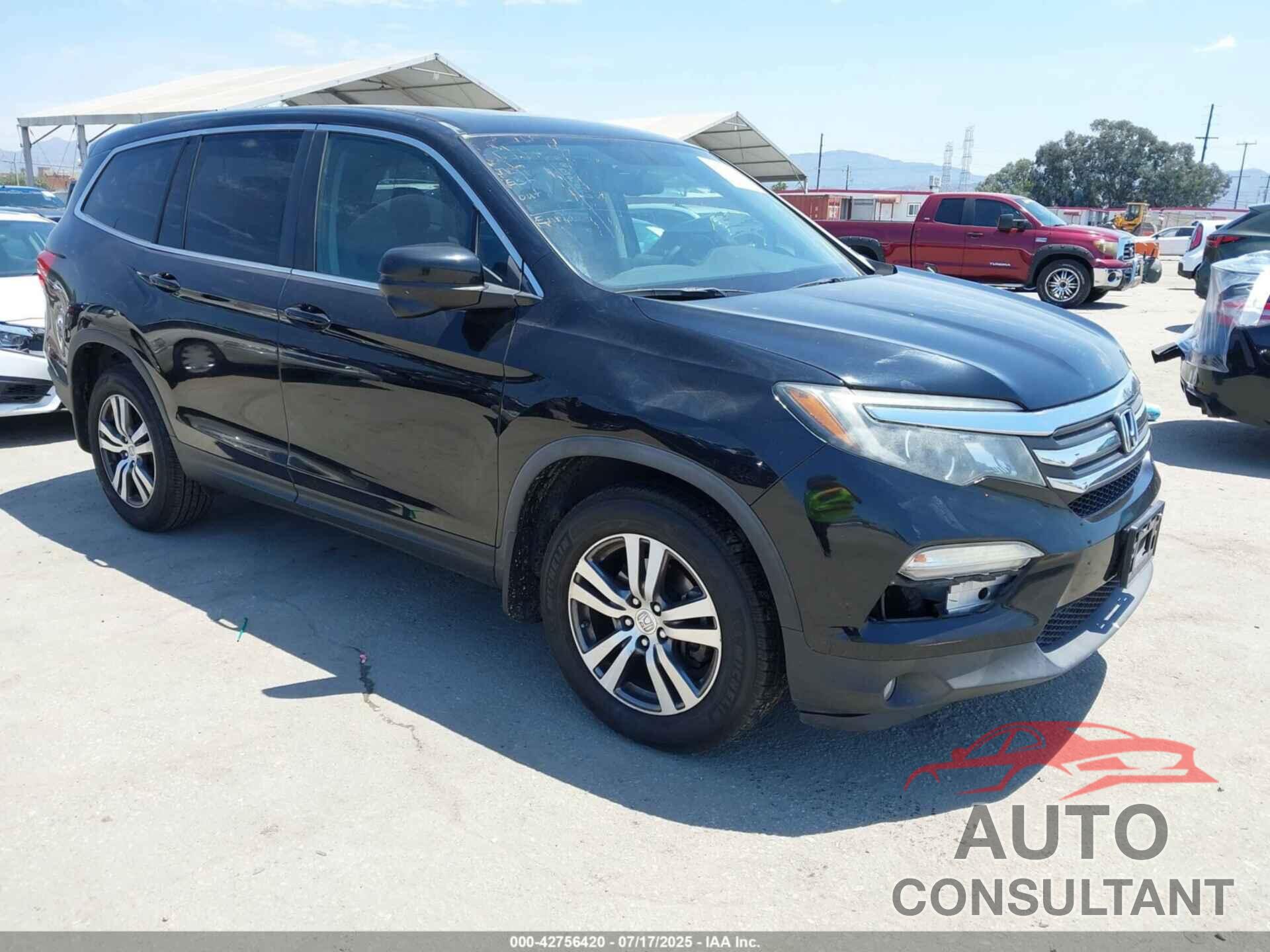 HONDA PILOT 2017 - 5FNYF6H56HB073875