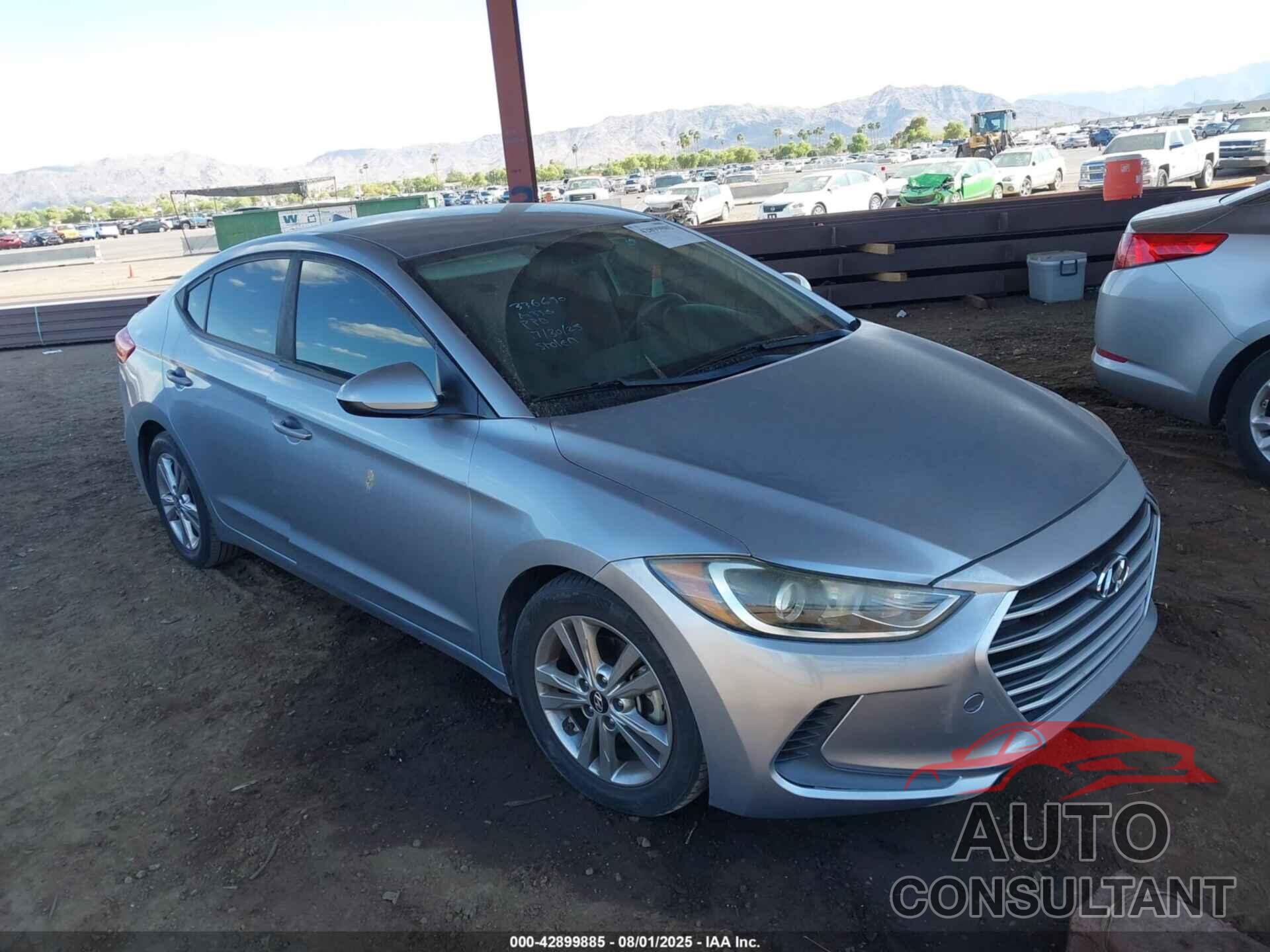 HYUNDAI ELANTRA 2017 - 5NPD84LF0HH140517