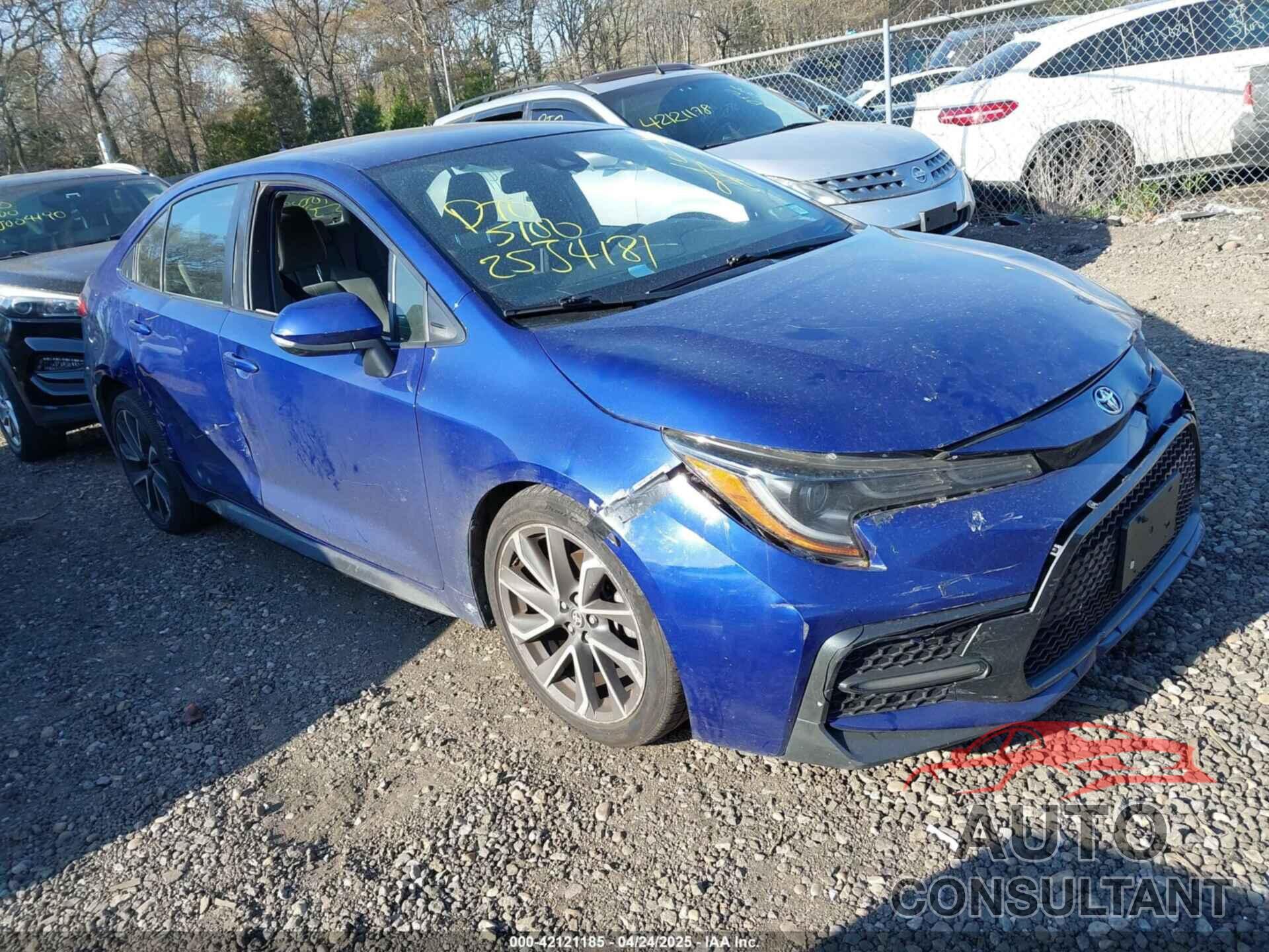 TOYOTA COROLLA 2020 - JTDS4RCE6LJ040204