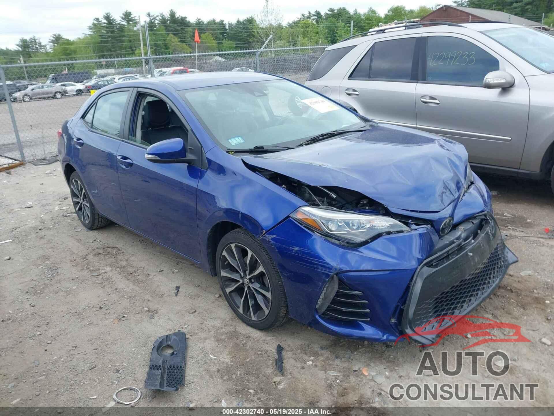 TOYOTA COROLLA 2019 - 2T1BURHE3KC142871