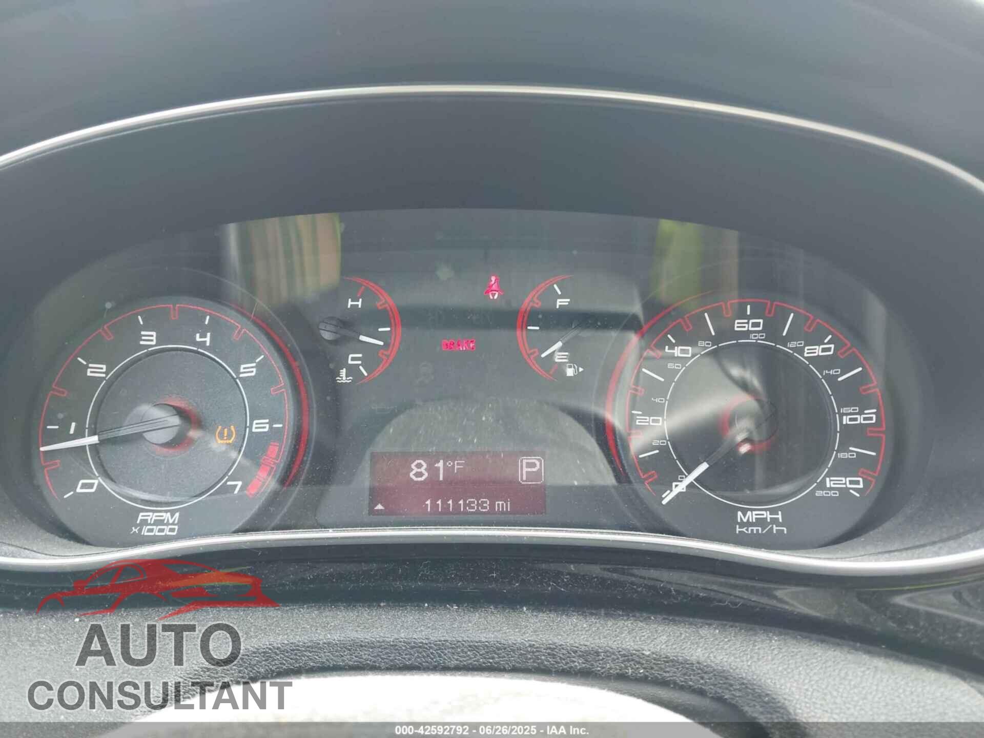 DODGE DART 2013 - 1C3CDFBA3DD289730