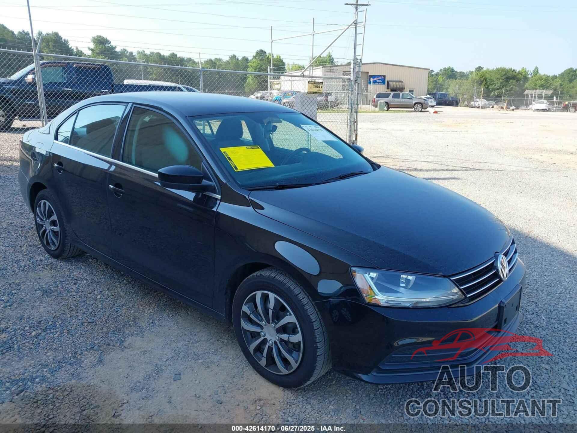 VOLKSWAGEN JETTA 2017 - 3VW2B7AJ8HM398910