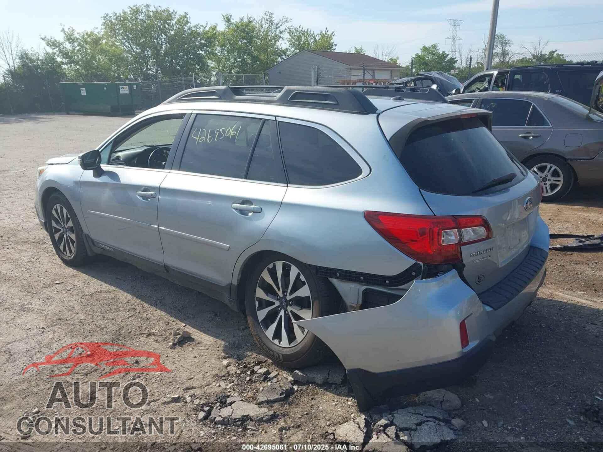 SUBARU OUTBACK 2015 - 4S4BSBLC9F3322966