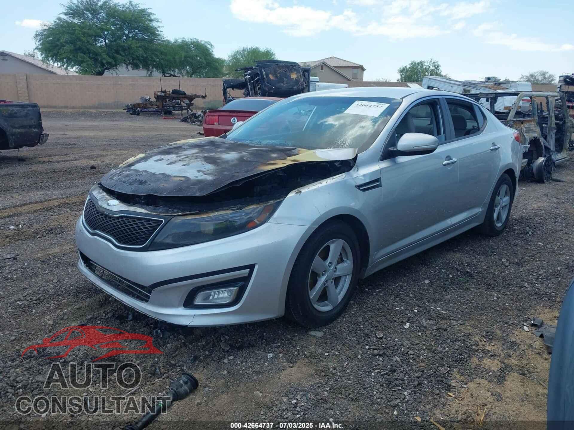 KIA OPTIMA 2014 - KNAGM4A77E5522332