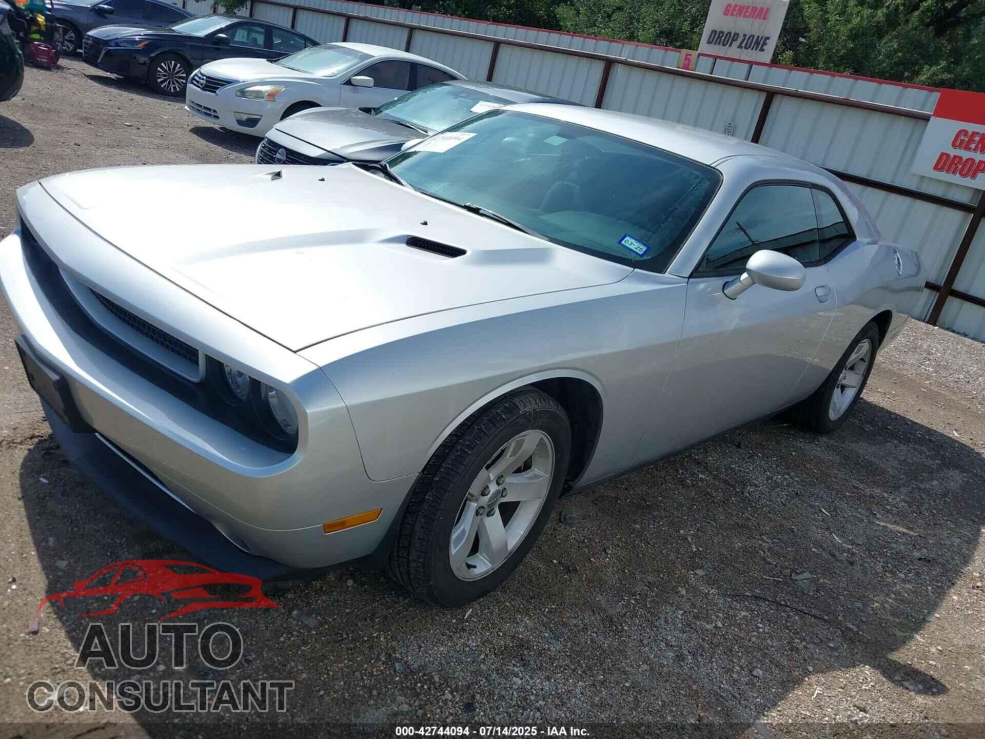DODGE CHALLENGER 2012 - 2C3CDYAGXCH176232