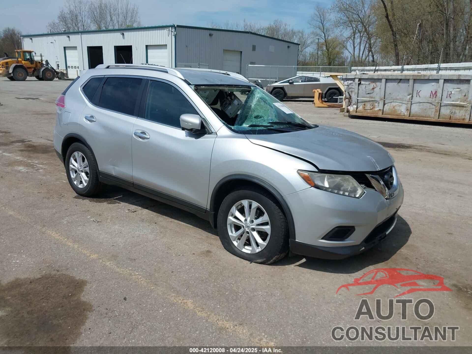 NISSAN ROGUE 2015 - KNMAT2MV7FP585690
