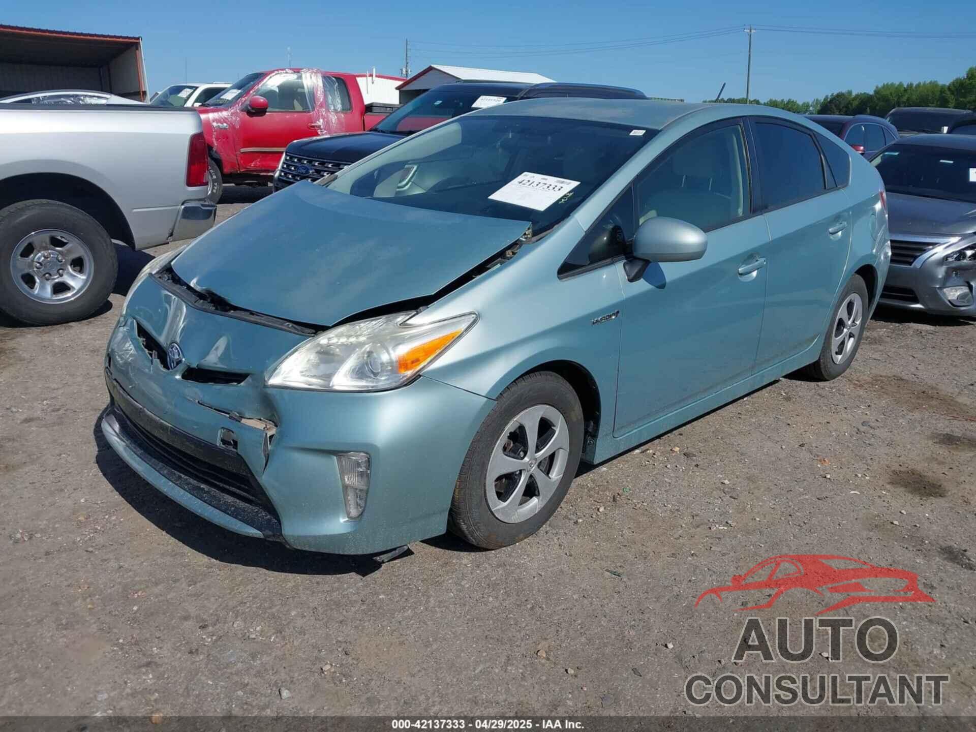 TOYOTA PRIUS 2013 - JTDKN3DU7D1616318