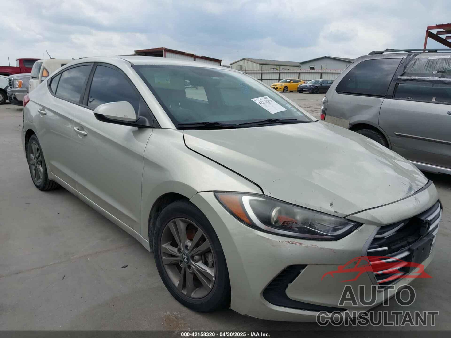 HYUNDAI ELANTRA 2018 - 5NPD84LF4JH358837