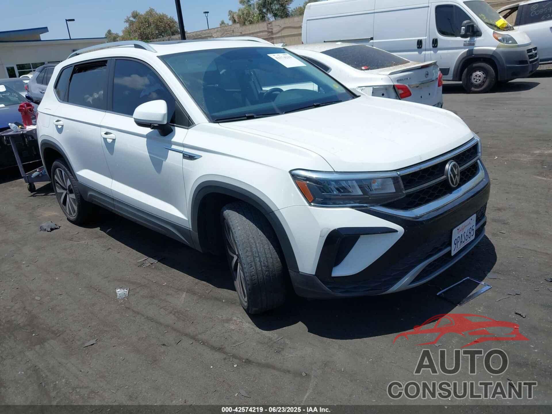 VOLKSWAGEN TAOS 2022 - 3VVTX7B20NM019055