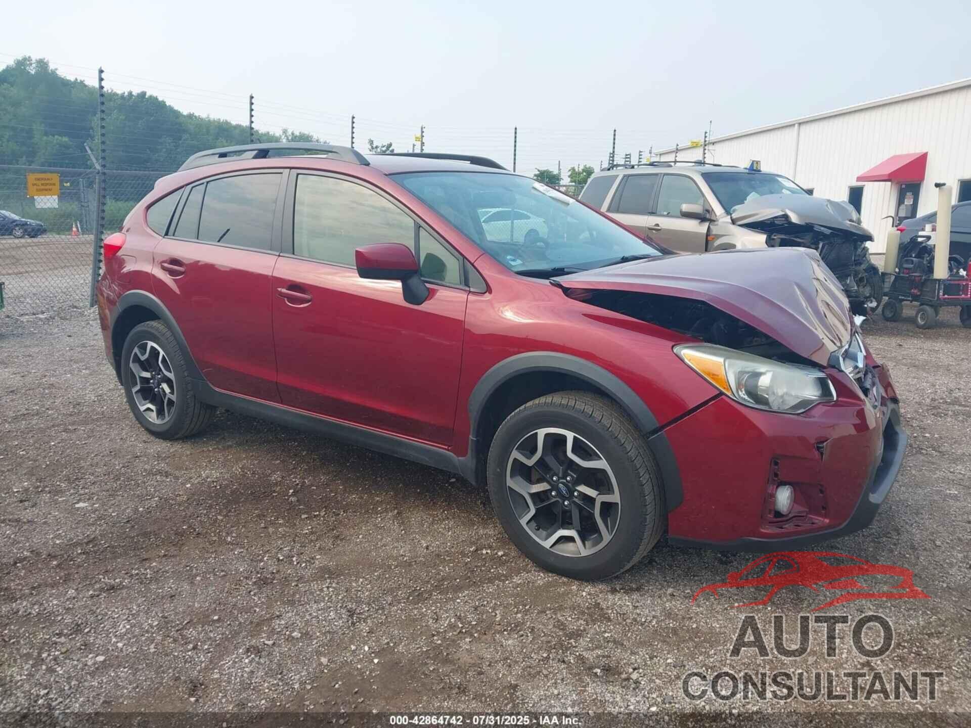SUBARU CROSSTREK 2016 - JF2GPABC7G8261162