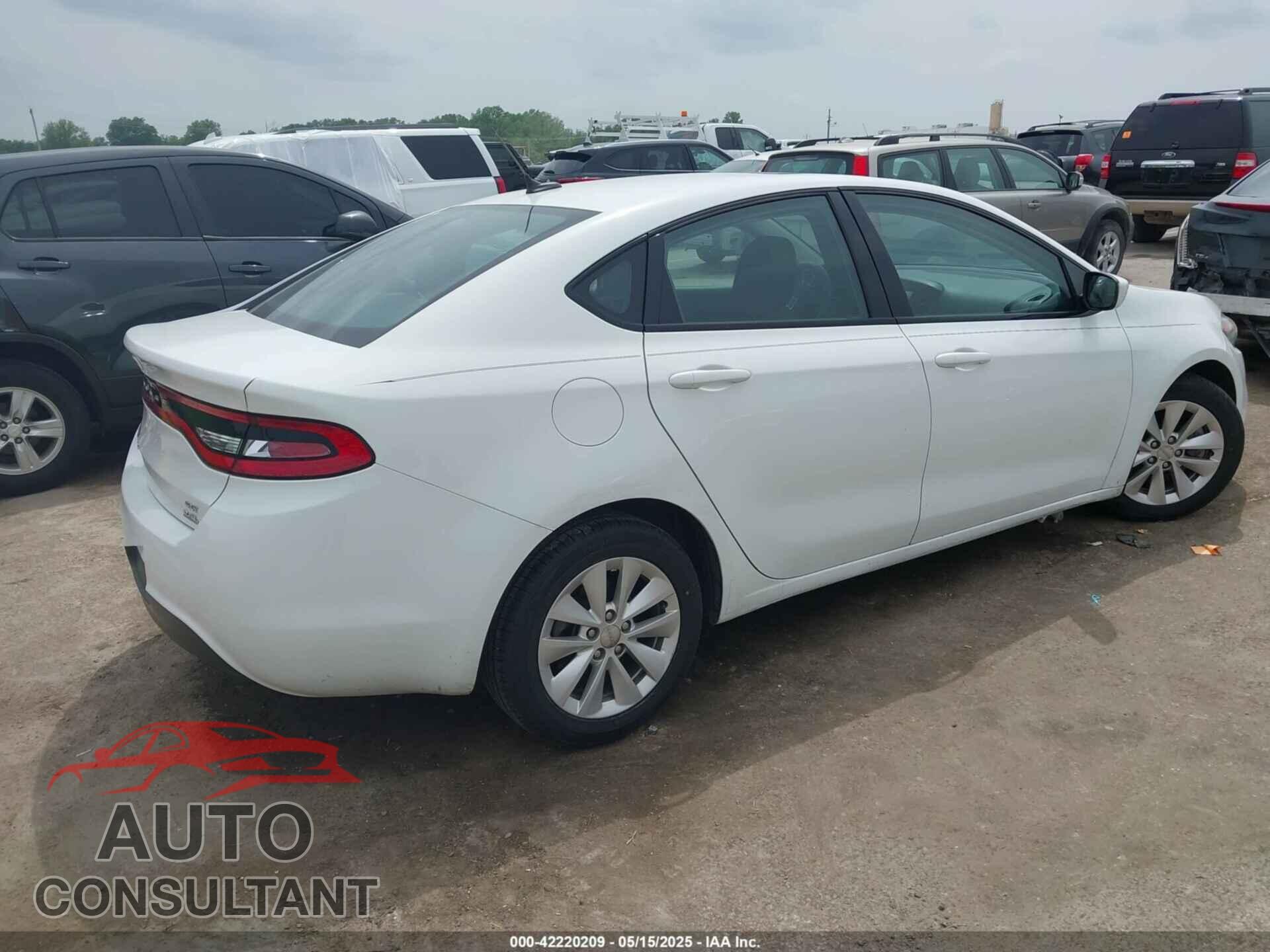 DODGE DART 2014 - 1C3CDFBB2ED867049
