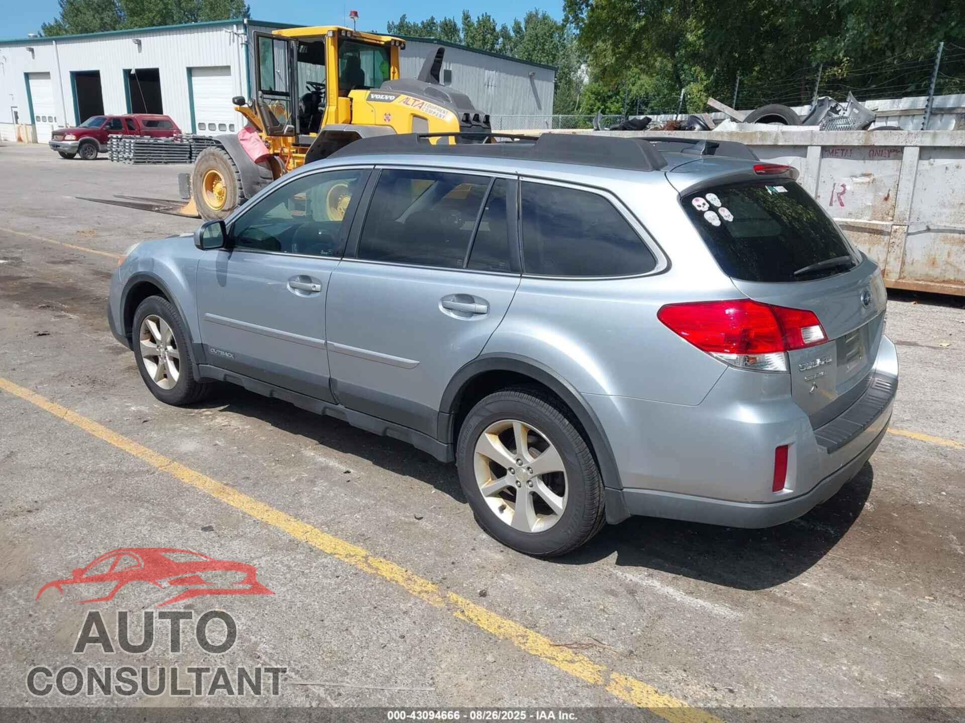 SUBARU OUTBACK 2014 - 4S4BRBLC8E3235506