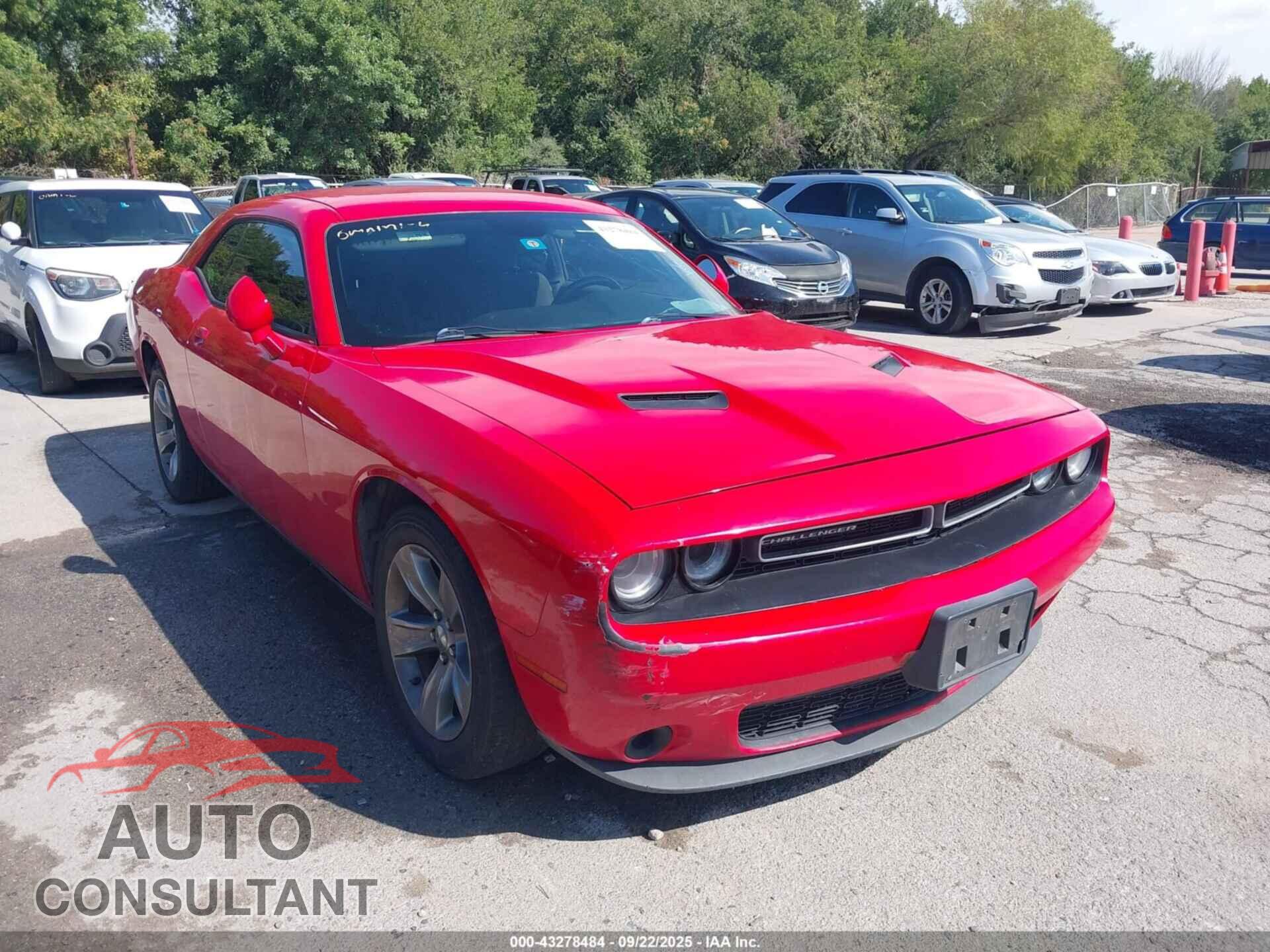 DODGE CHALLENGER 2016 - 2C3CDZAG3GH315614