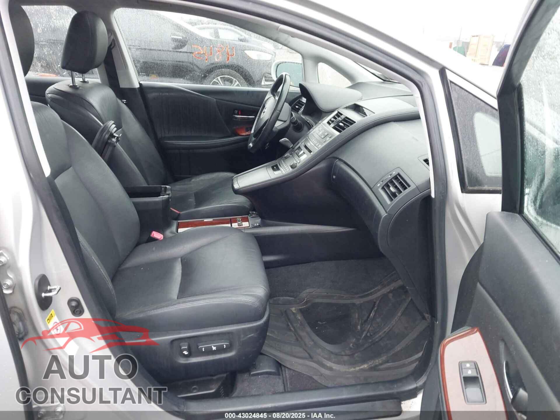 LEXUS HS 250H 2010 - JTHBB1BA5A2021882