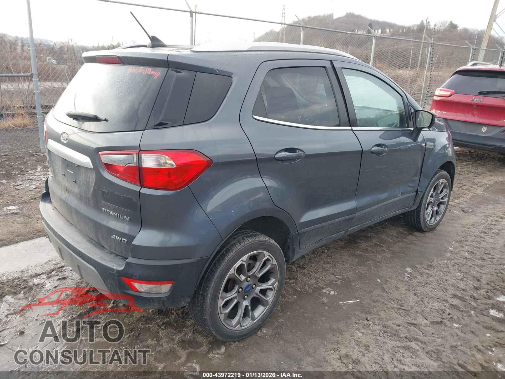 FORD ECOSPORT 2019 - MAJ6S3KLXKC256795