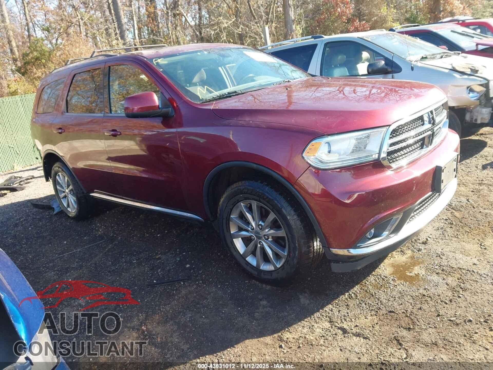 DODGE DURANGO 2017 - 1C4RDJAGXHC839855