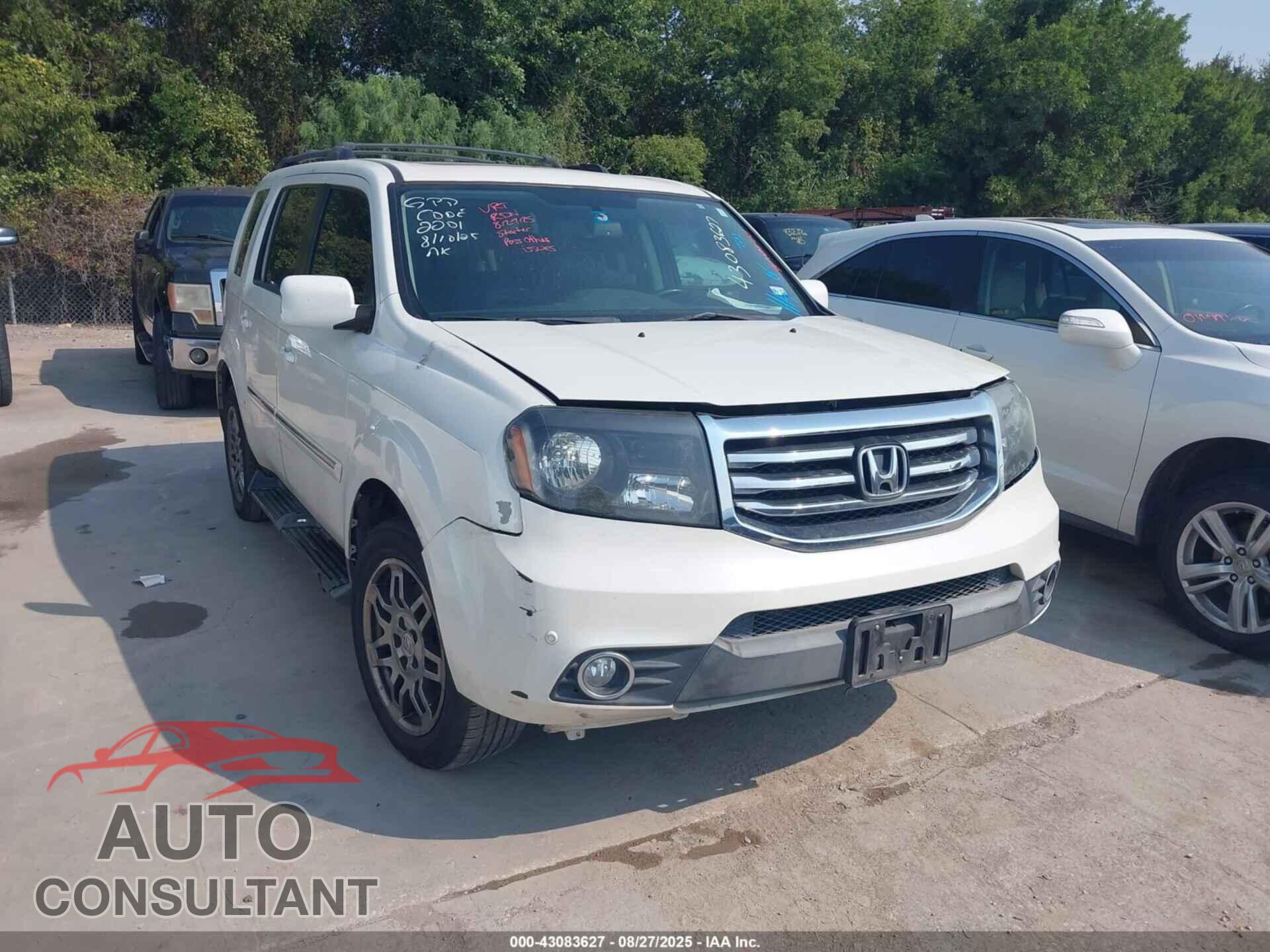 HONDA PILOT 2015 - 5FNYF3H92FB007774
