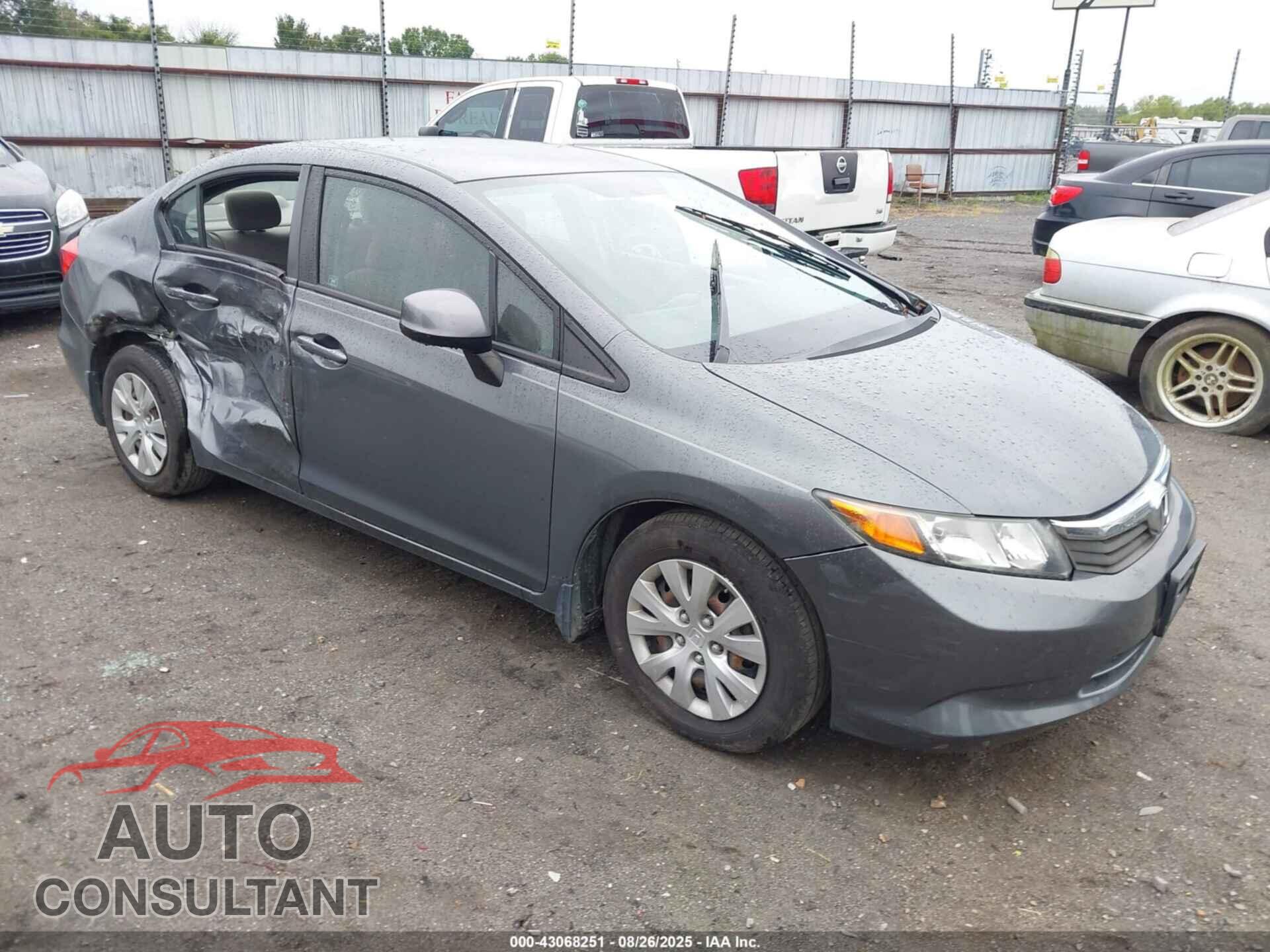 HONDA CIVIC 2012 - 2HGFB2F55CH327725