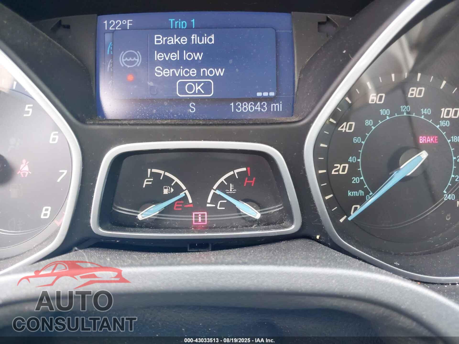 FORD FOCUS 2014 - 1FADP3F21EL165767