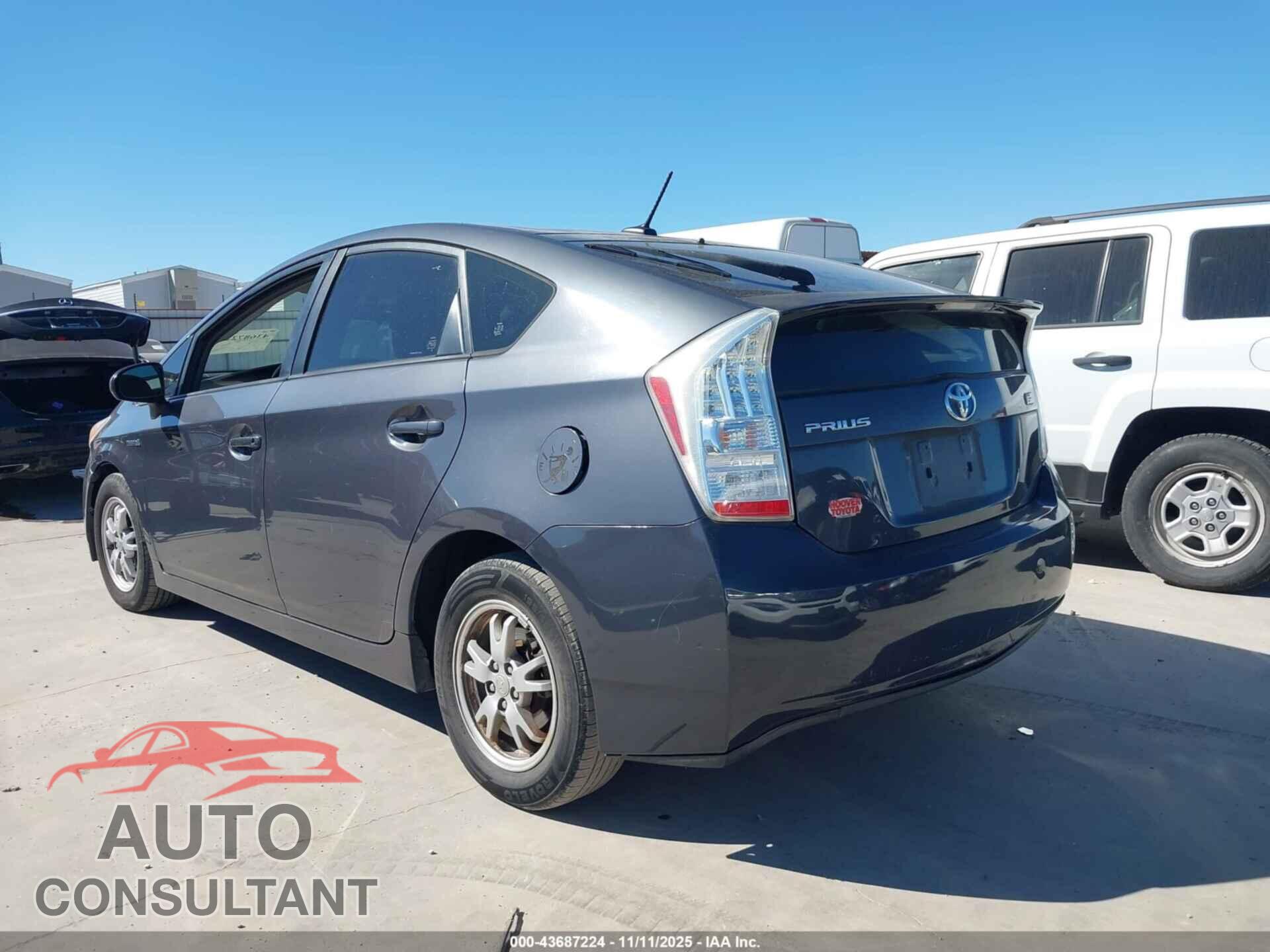 TOYOTA PRIUS 2011 - JTDKN3DU5B1426661