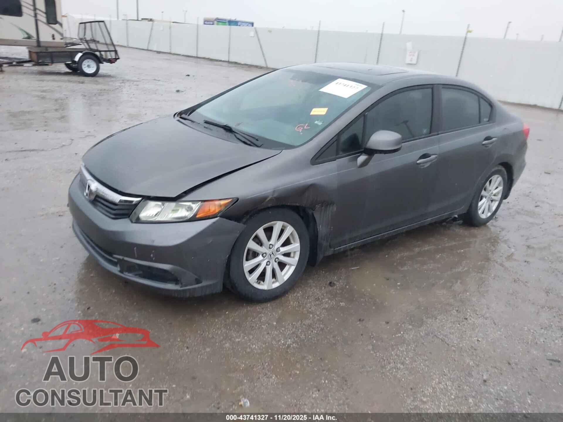 HONDA CIVIC 2012 - 2HGFB2F86CH573662