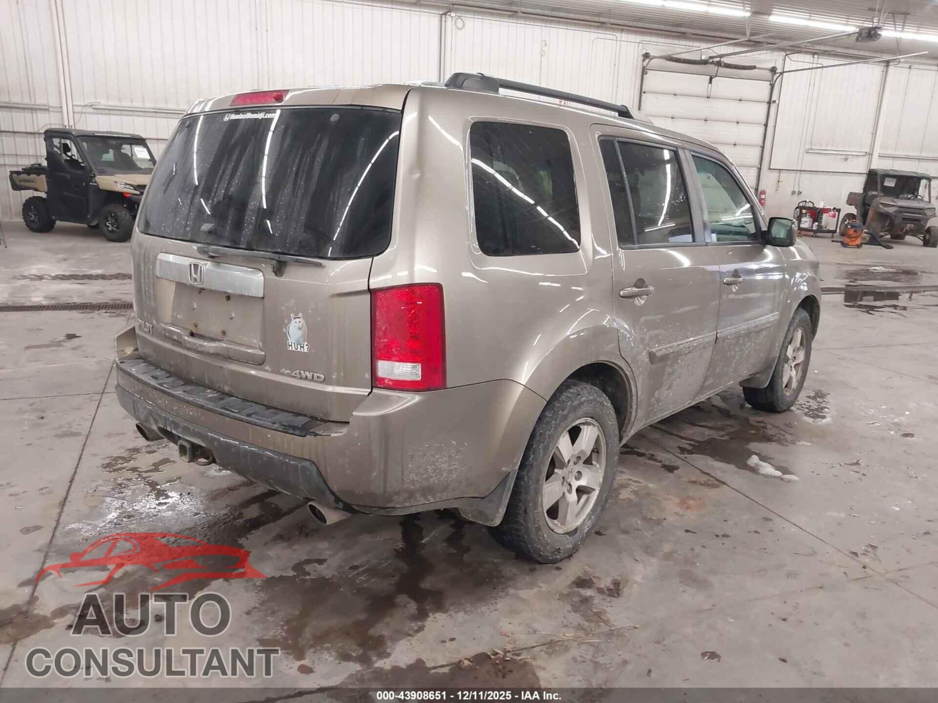 HONDA PILOT 2011 - 5FNYF4H53BB065941