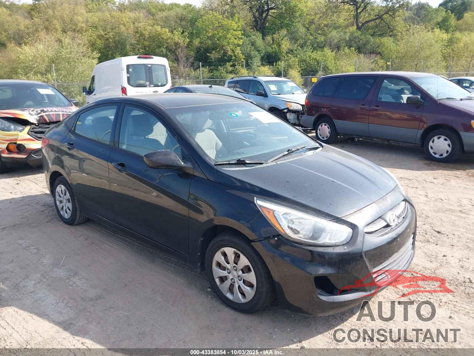 HYUNDAI ACCENT 2015 - KMHCT4AE9FU819320