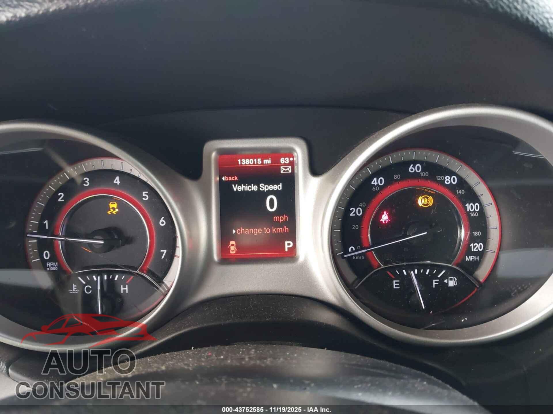 DODGE JOURNEY 2017 - 3C4PDCAB0HT702564