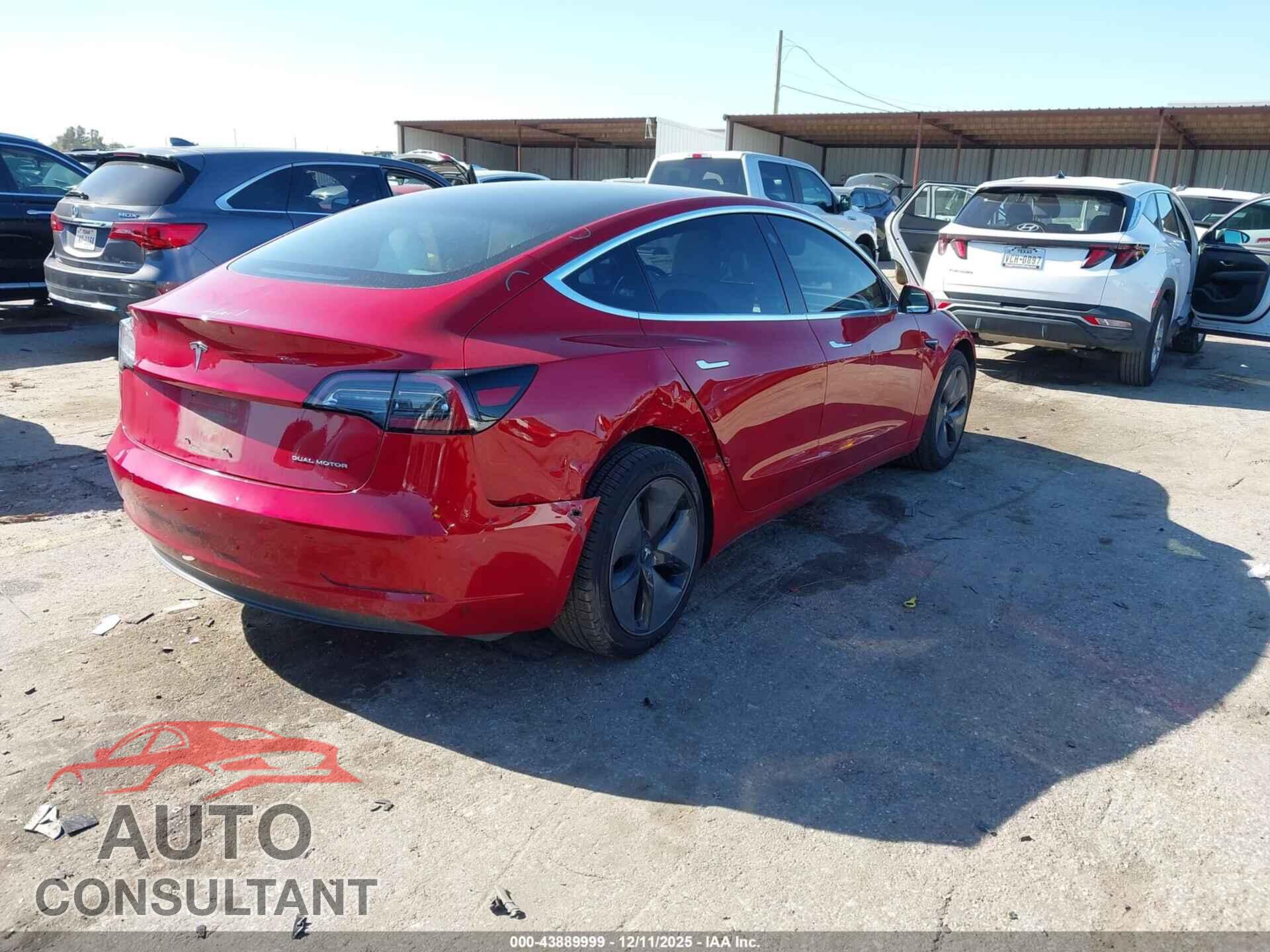 TESLA MODEL 3 2018 - 5YJ3E1EBXJF100771