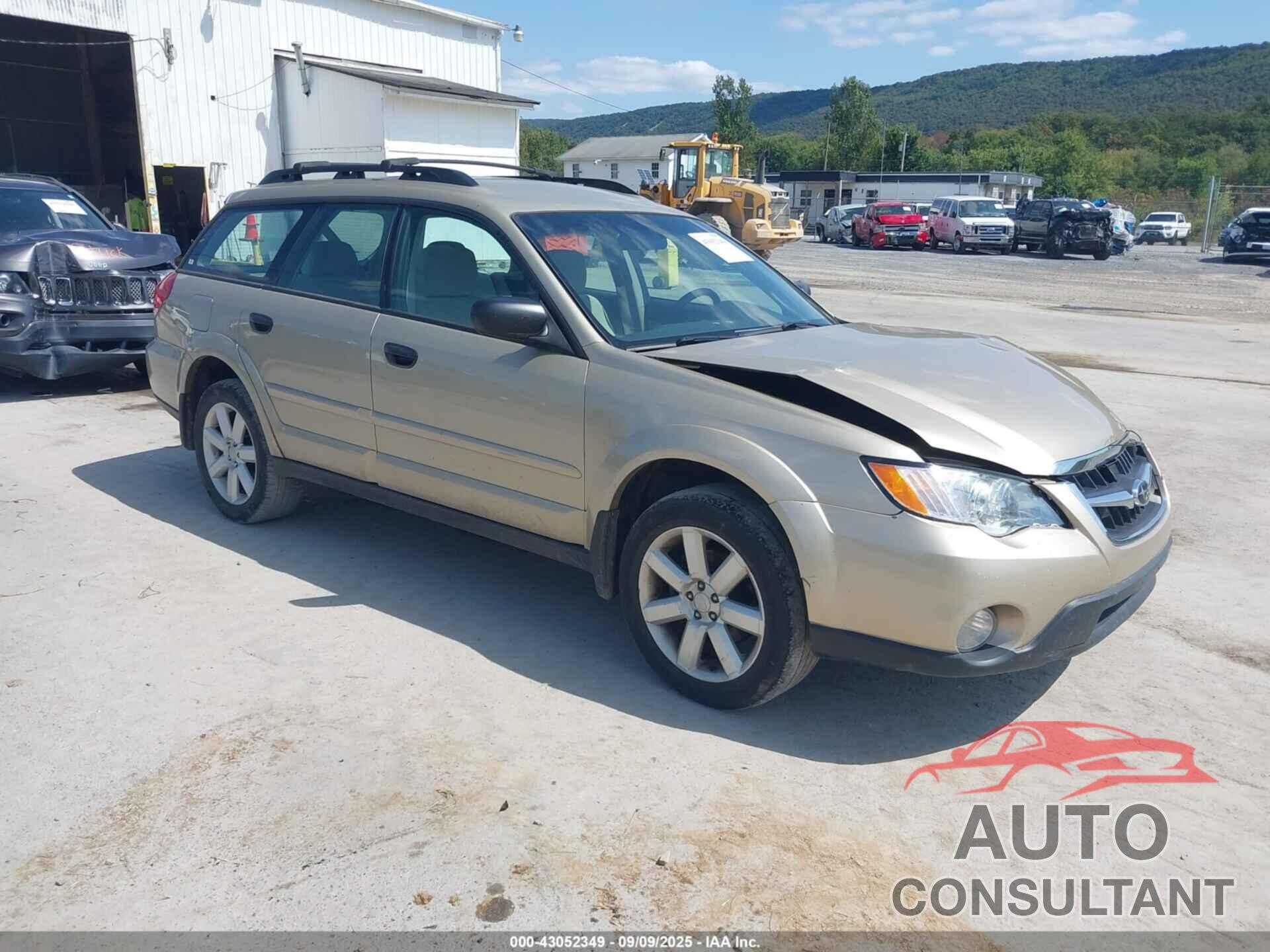 SUBARU OUTBACK 2009 - 4S4BP61C297346213