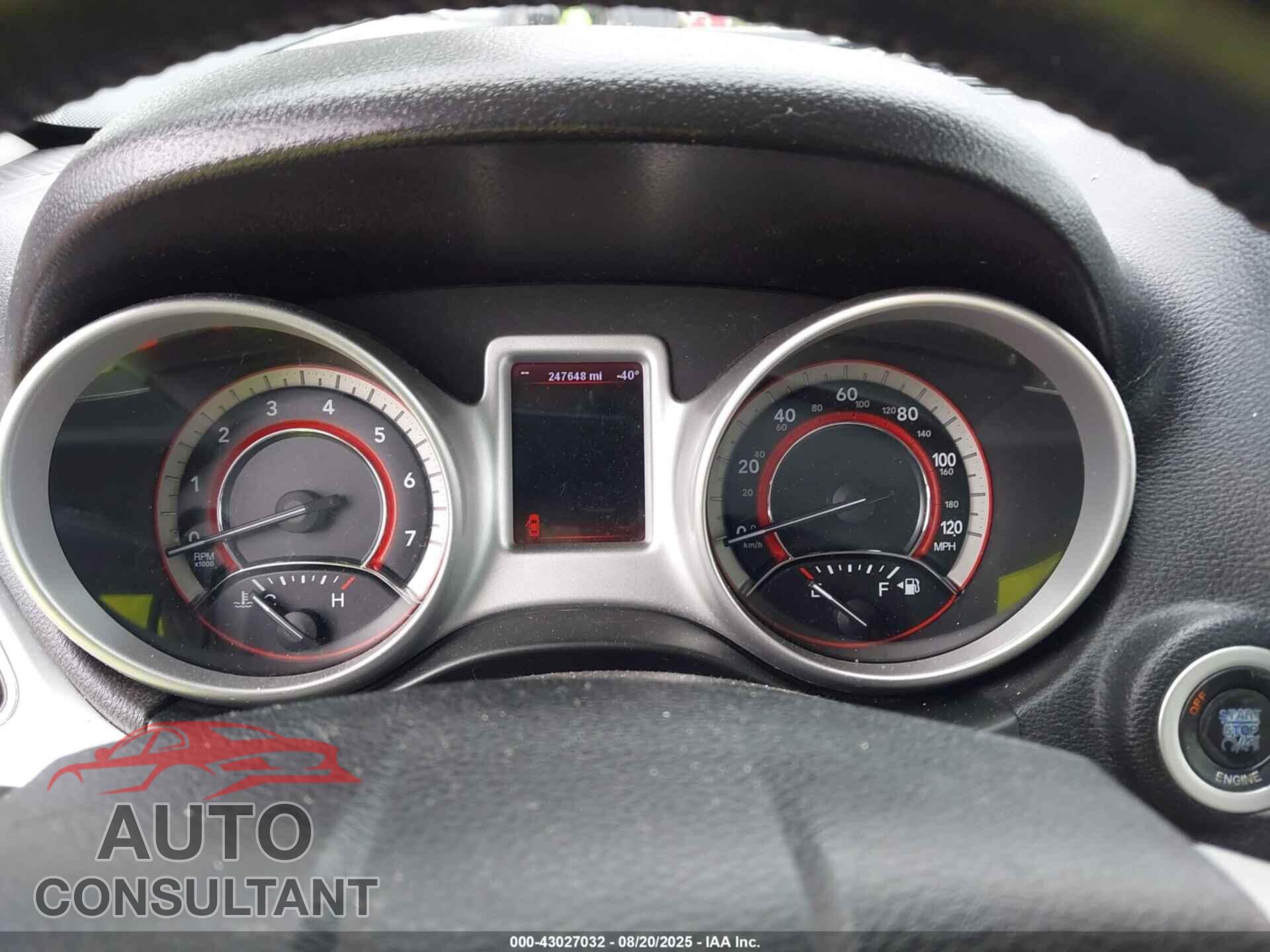 DODGE JOURNEY 2012 - 3C4PDCDG0CT190451