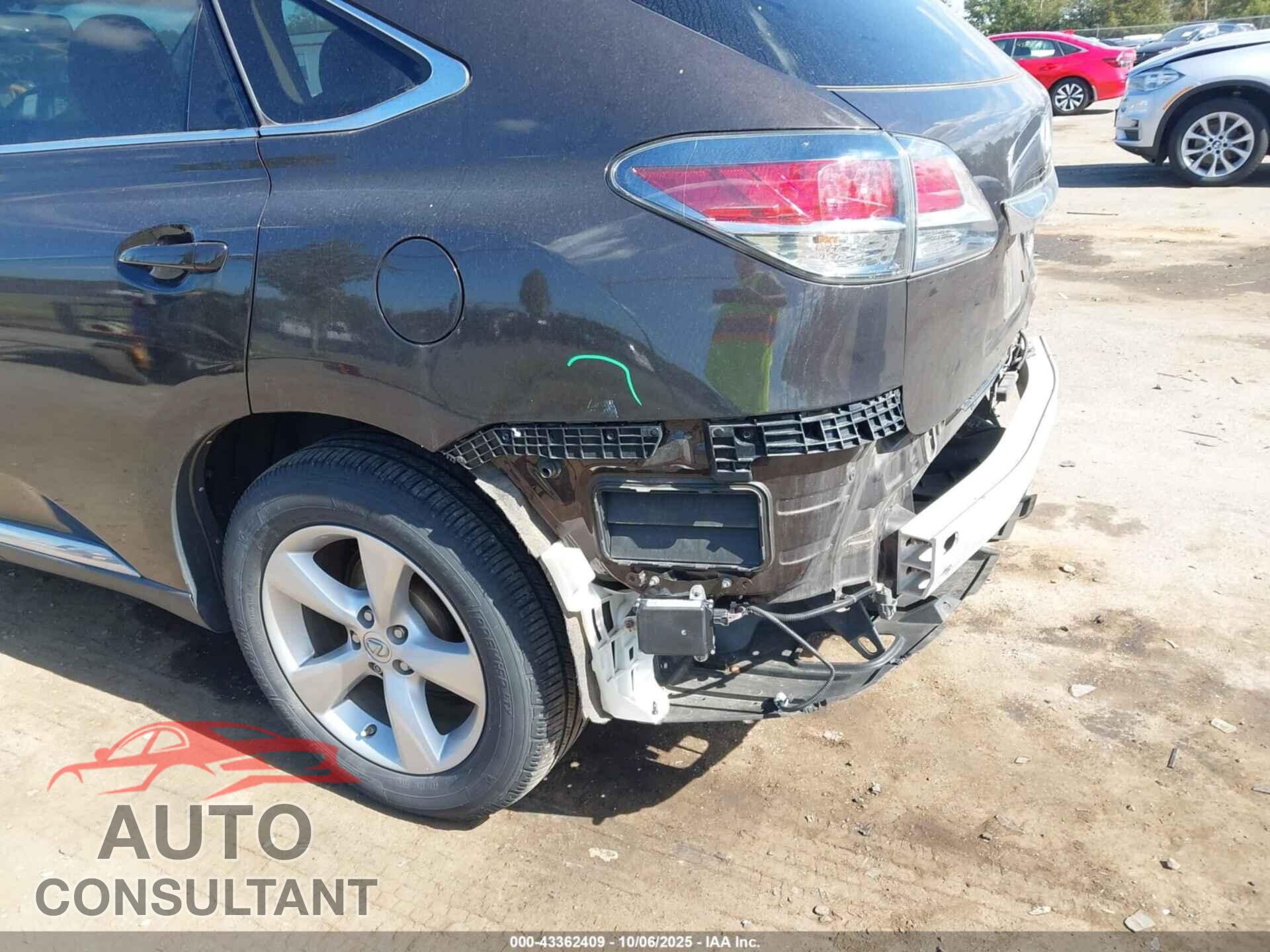 LEXUS RX 350 2013 - 2T2BK1BA9DC212742