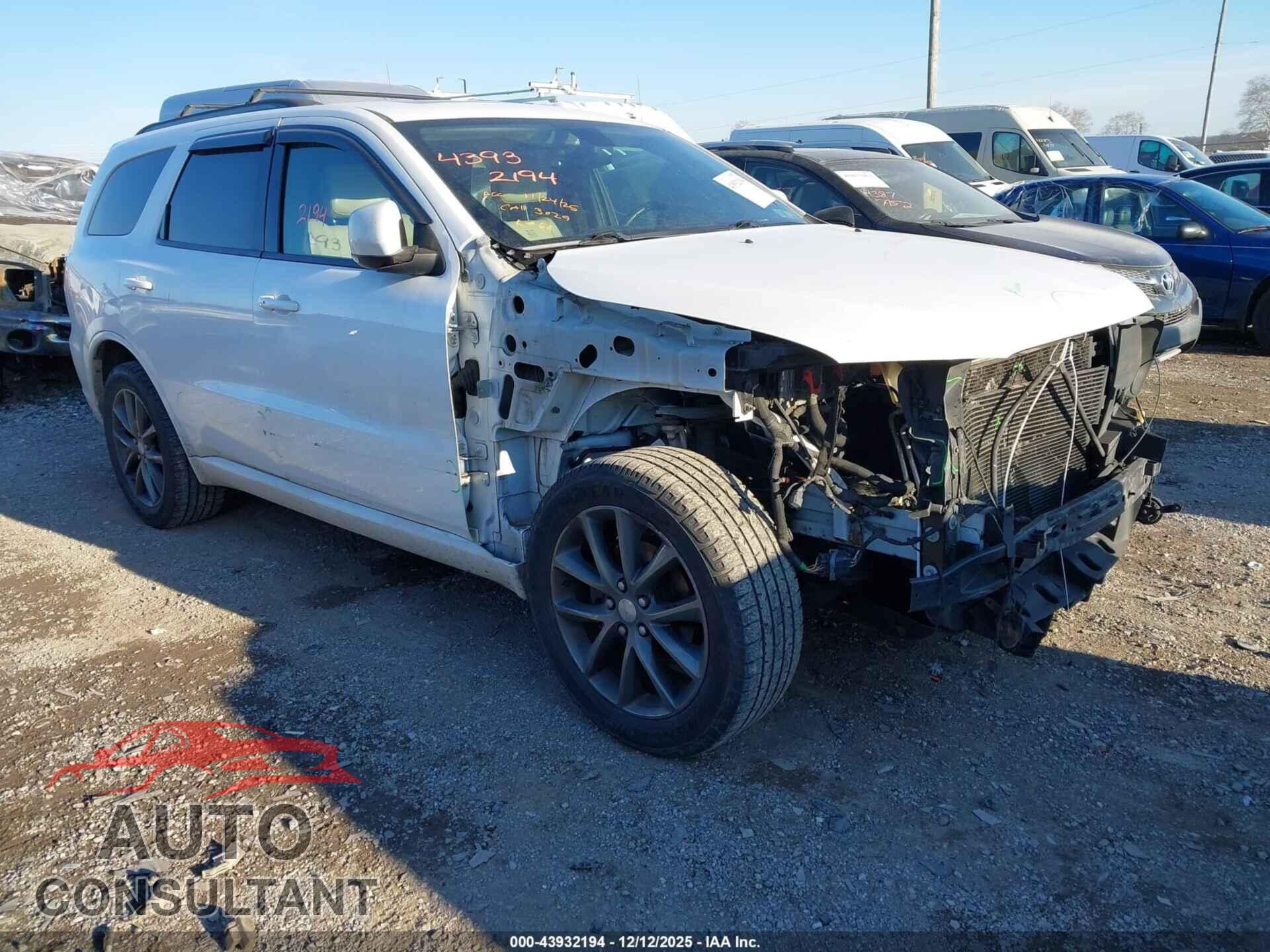 DODGE DURANGO 2017 - 1C4RDJDG1HC884226