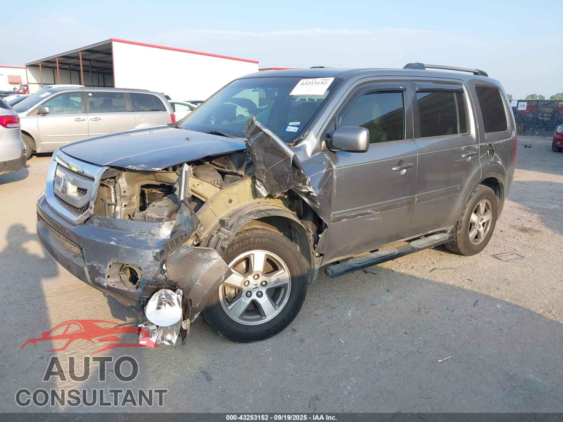 HONDA PILOT 2009 - 5FNYF38579B027200