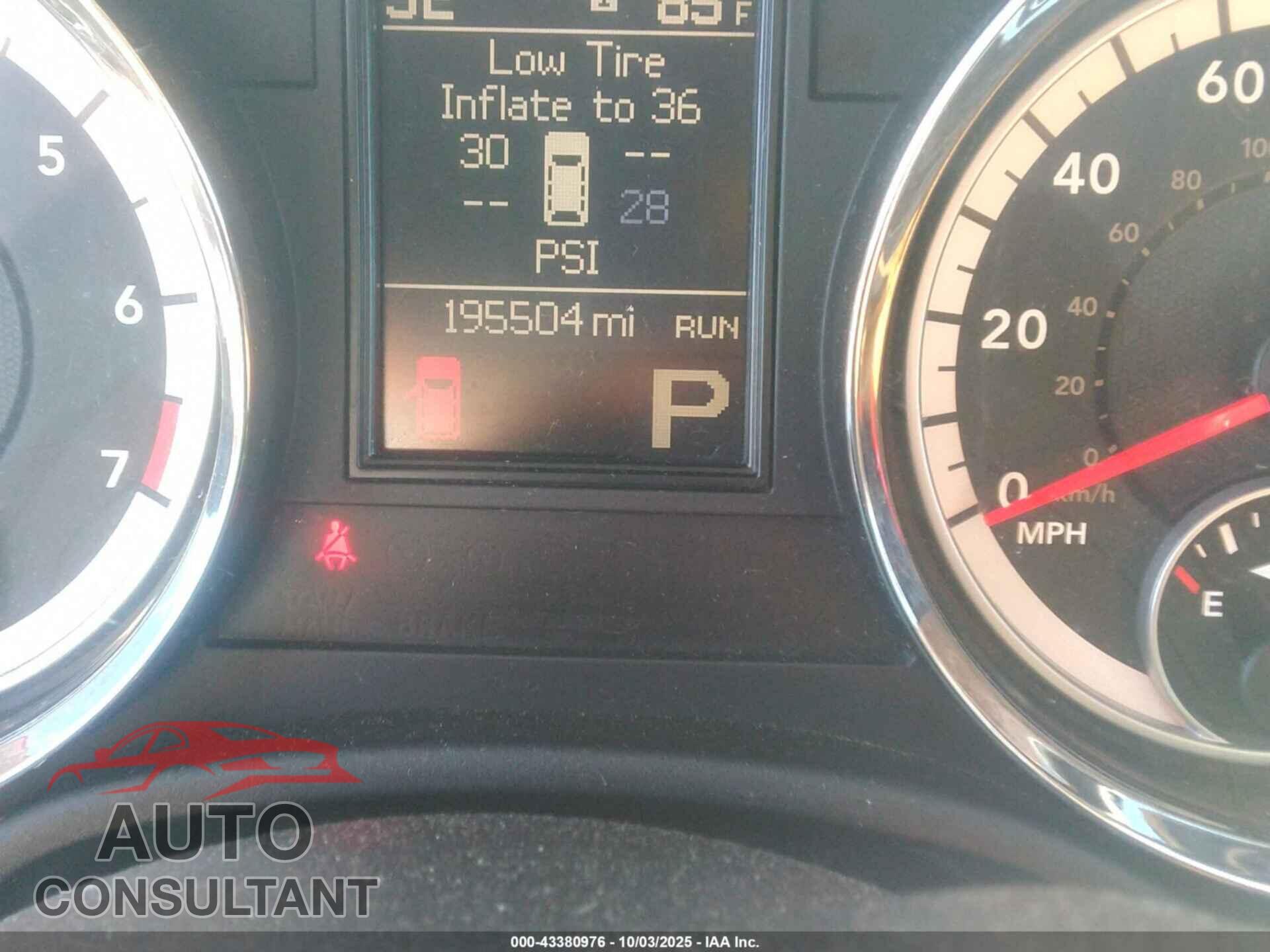 DODGE DURANGO 2013 - 1C4RDHEG3DC696454