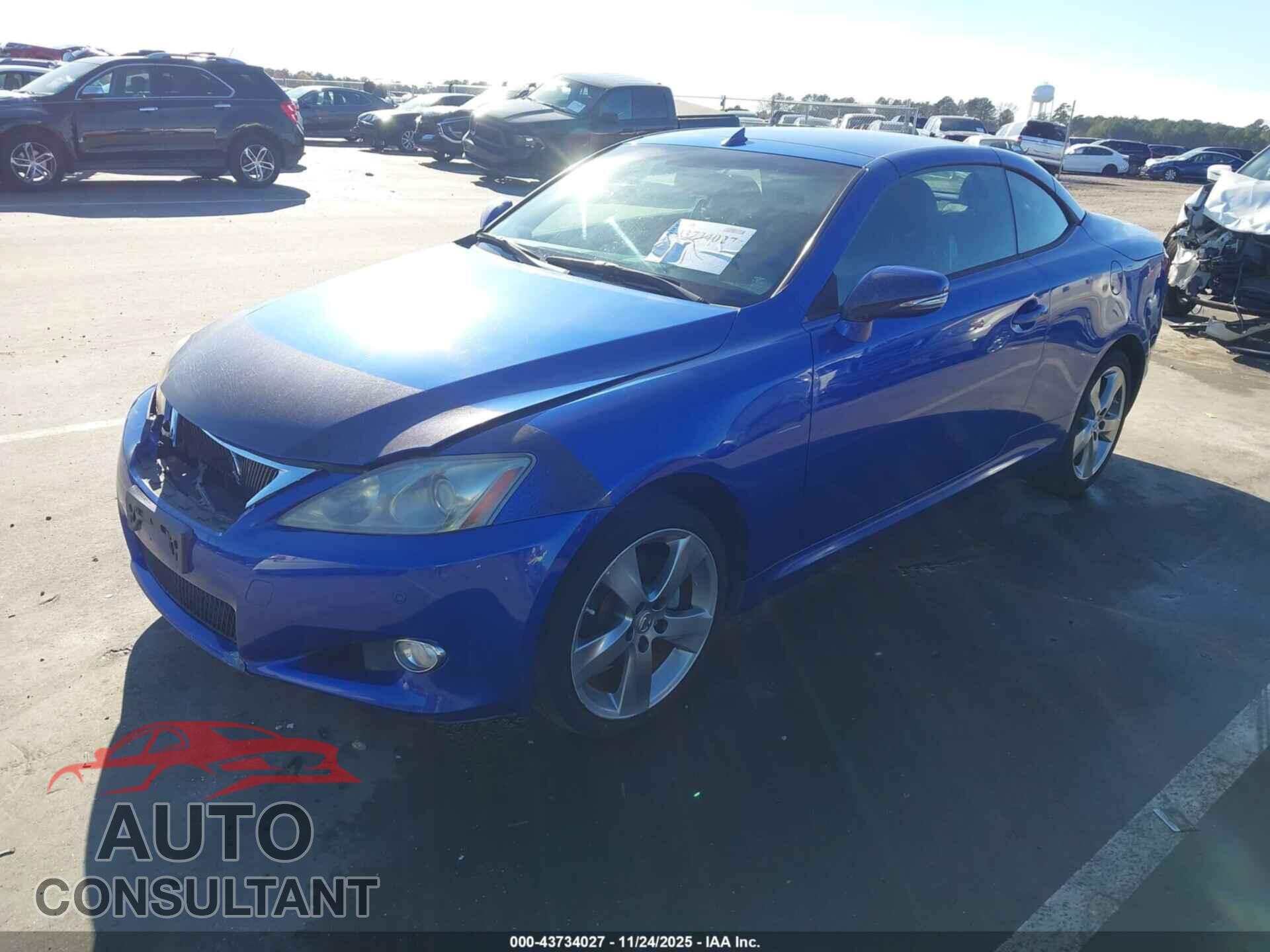 LEXUS IS 250C 2010 - JTHFF2C26A2506678