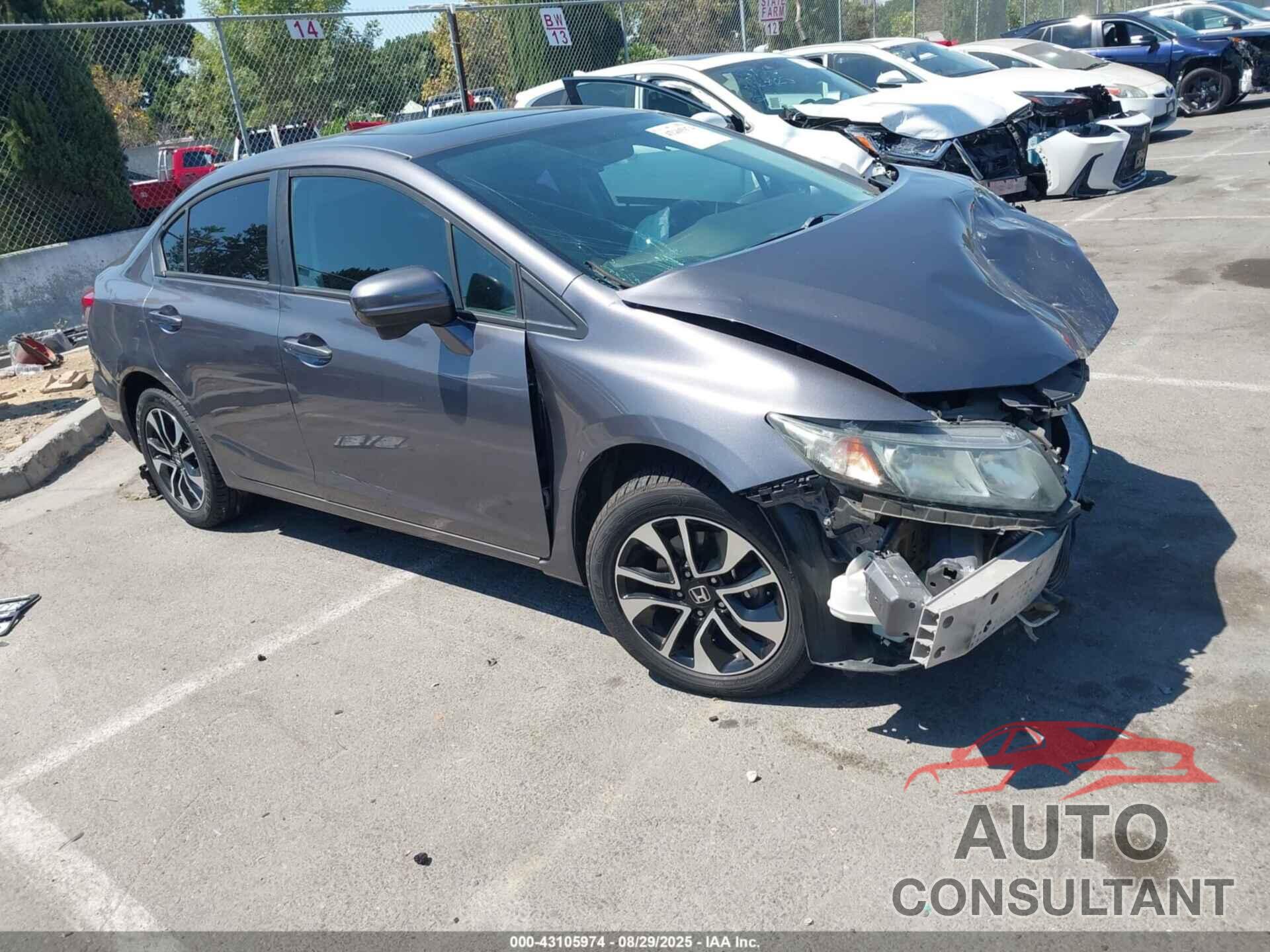 HONDA CIVIC 2015 - 2HGFB2F81FH543327