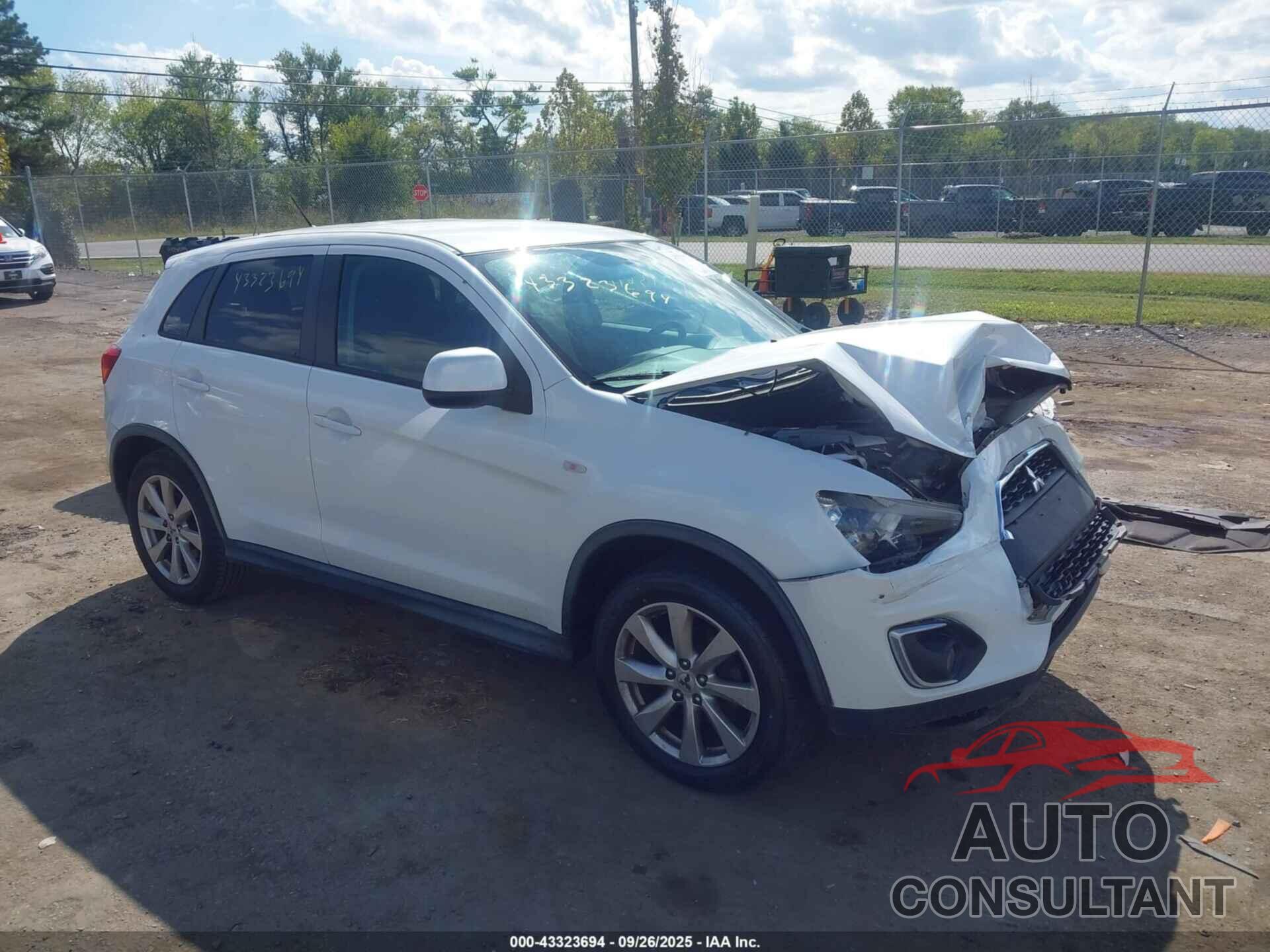 MITSUBISHI OUTLANDER SPORT 2015 - 4A4AP3AW6FE062270