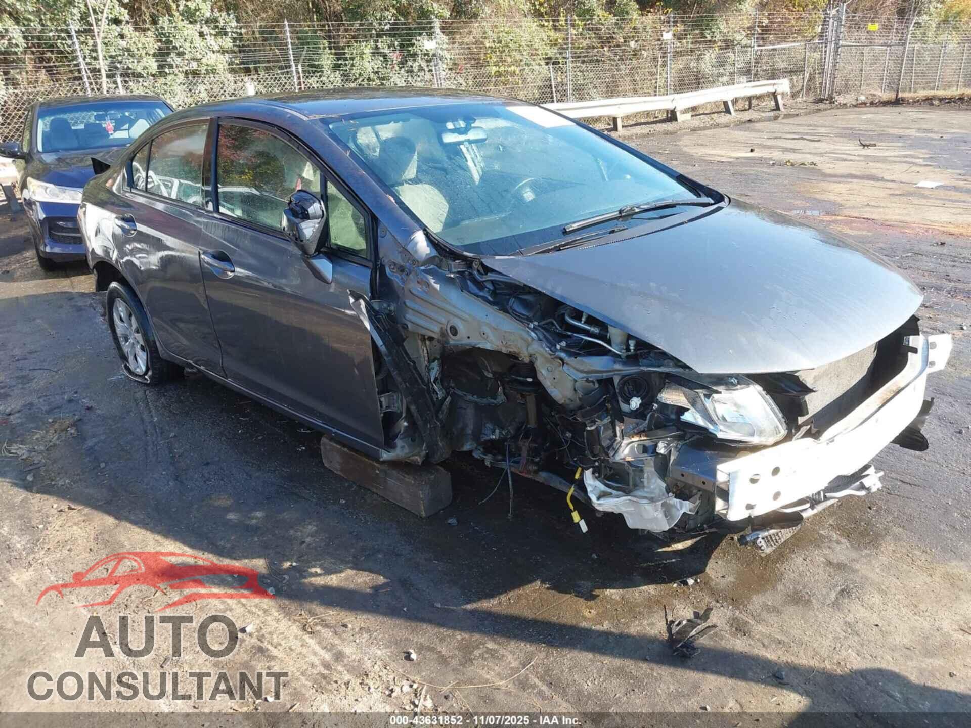 HONDA CIVIC 2012 - 19XFB2F55CE014684