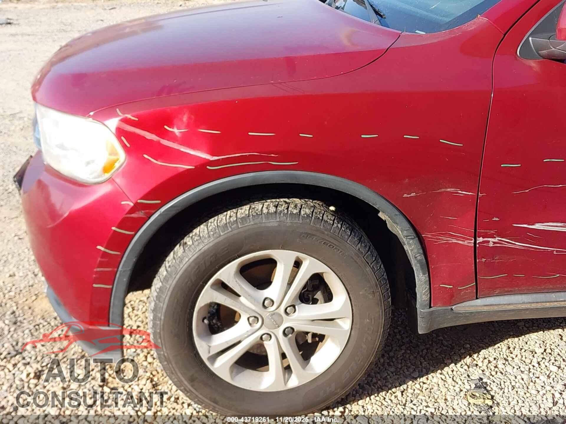 DODGE DURANGO 2013 - 1C4RDHAG4DC662156