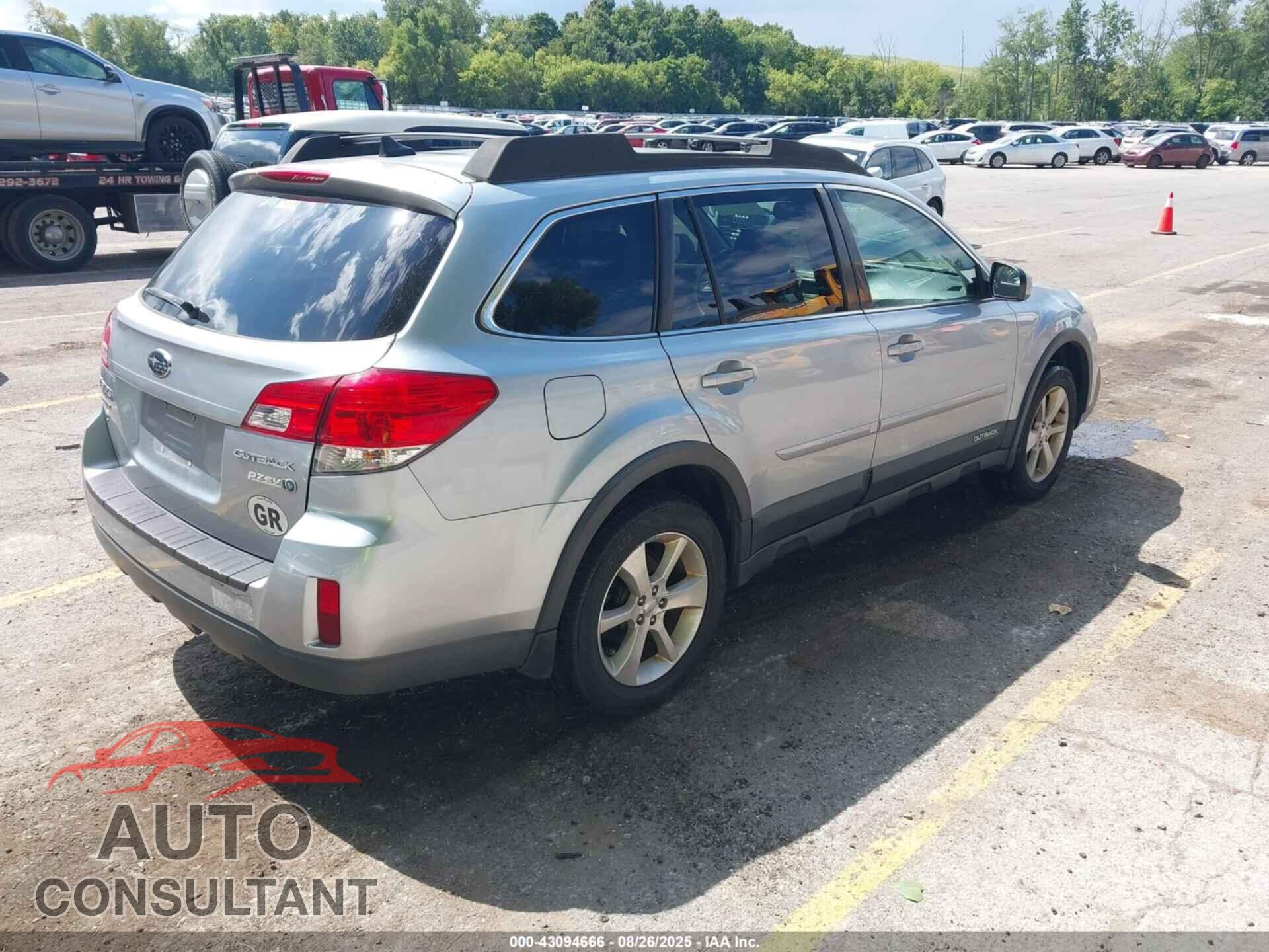 SUBARU OUTBACK 2014 - 4S4BRBLC8E3235506