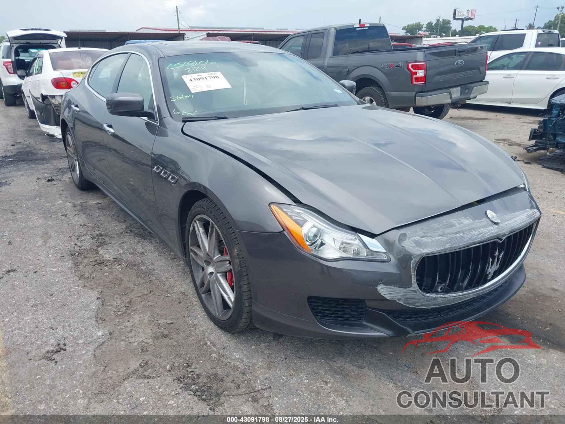 MASERATI QUATTROPORTE 2015 - ZAM56RRA7F1135415