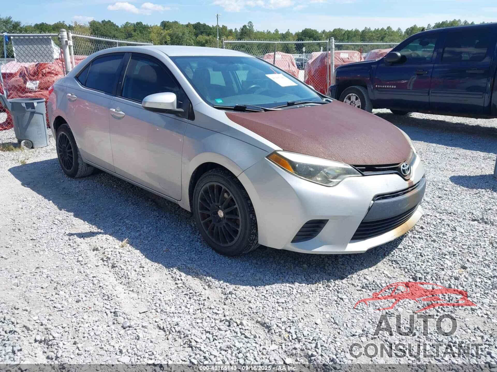TOYOTA COROLLA 2014 - 2T1BURHEXEC137901