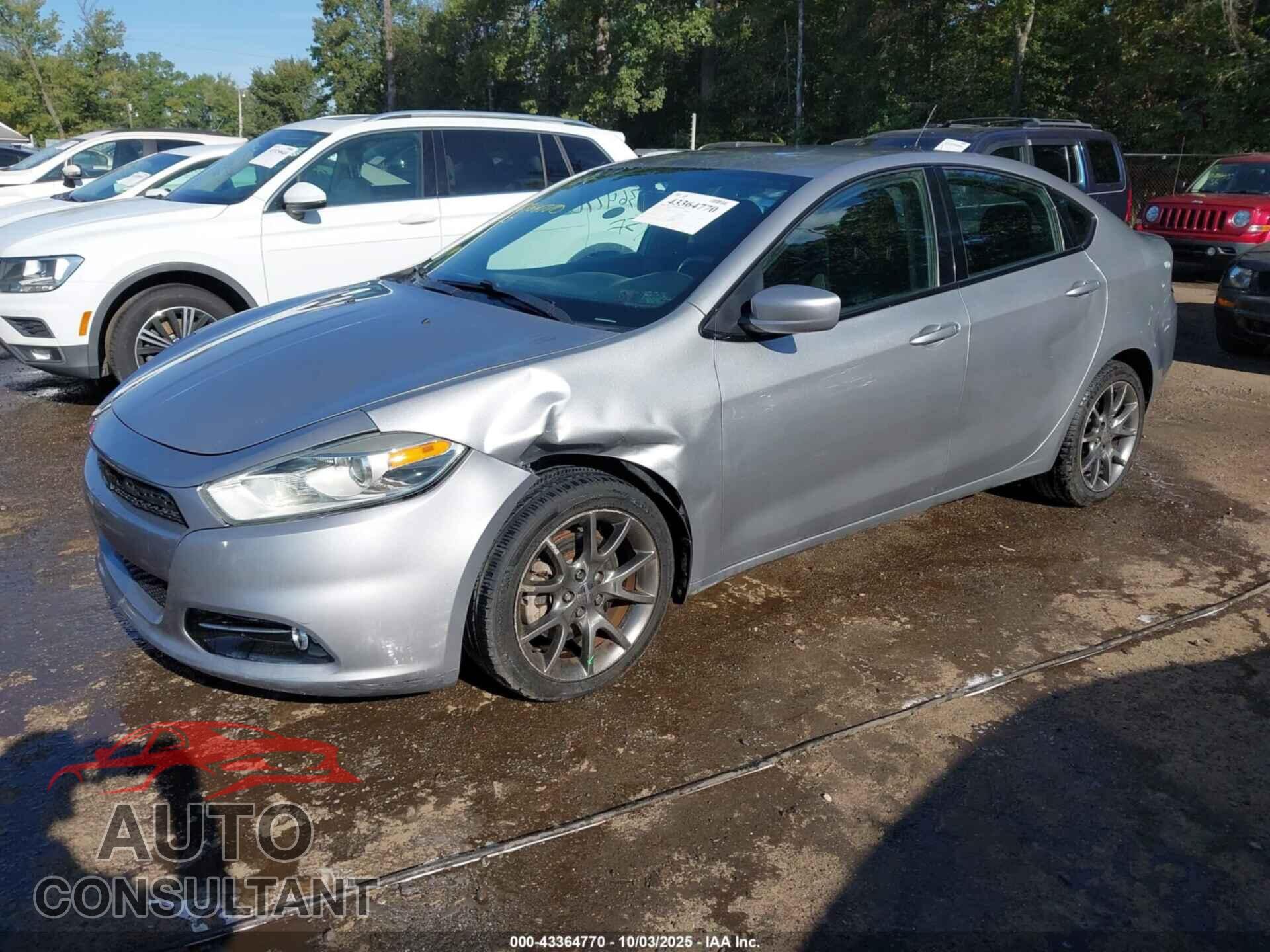 DODGE DART 2014 - 1C3CDFBB1ED909680