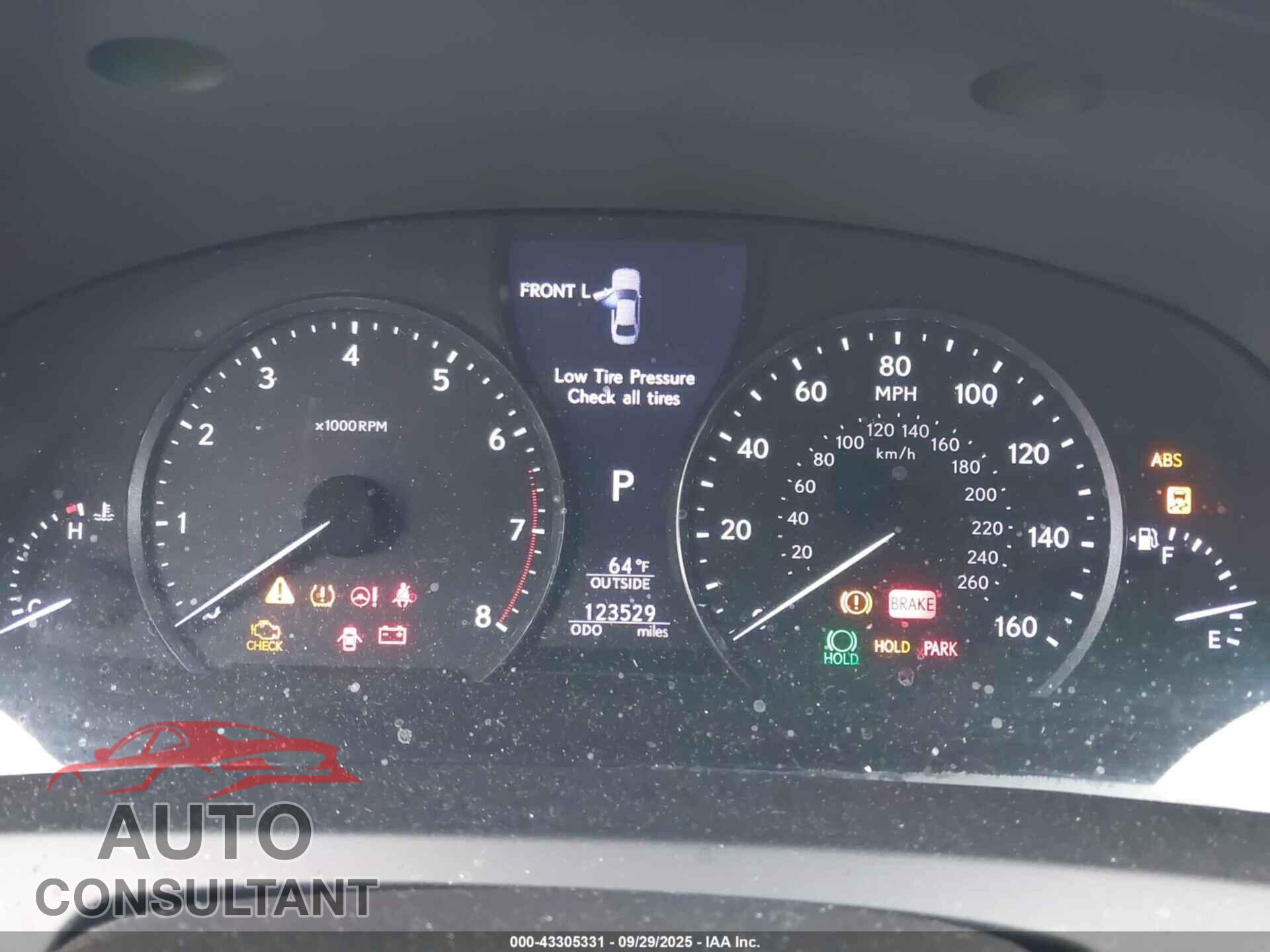 LEXUS LS 460 2013 - JTHCL5EF2D5018392