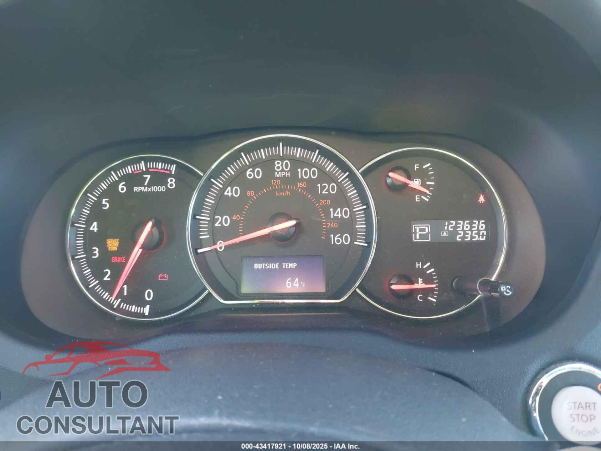 NISSAN MAXIMA 2012 - 1N4AA5AP4CC821167