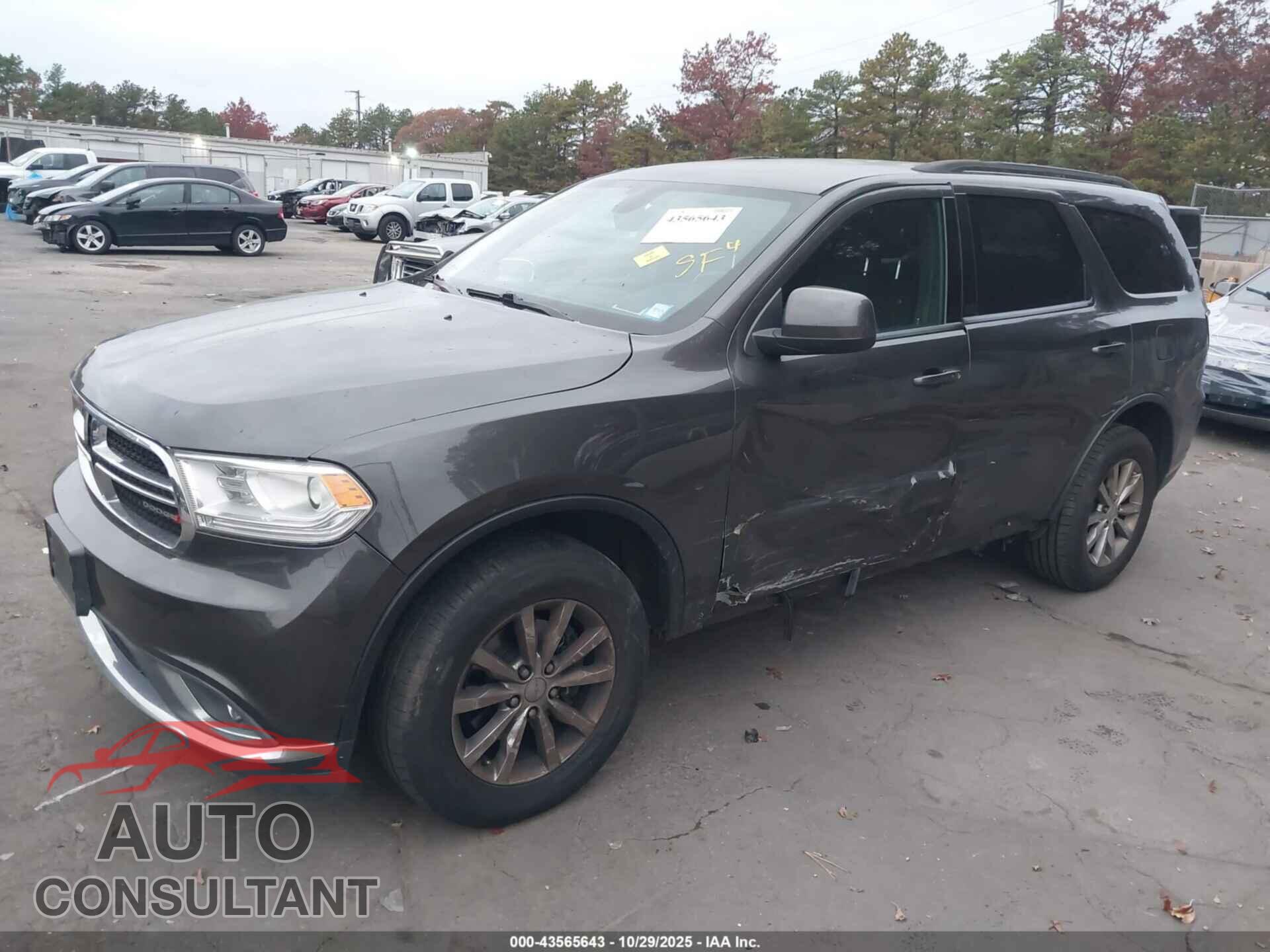 DODGE DURANGO 2017 - 1C4RDJAG1HC860268