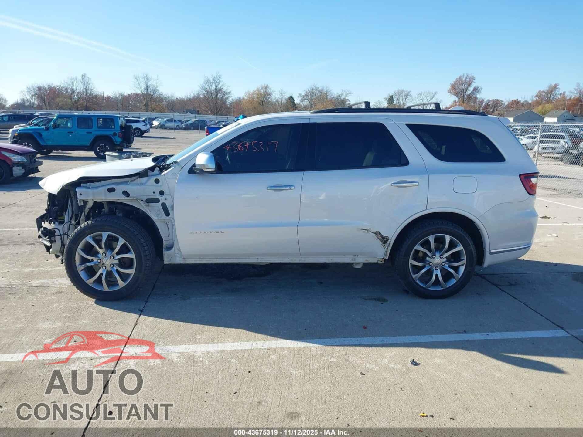 DODGE DURANGO 2017 - 1C4RDJEG0HC741296