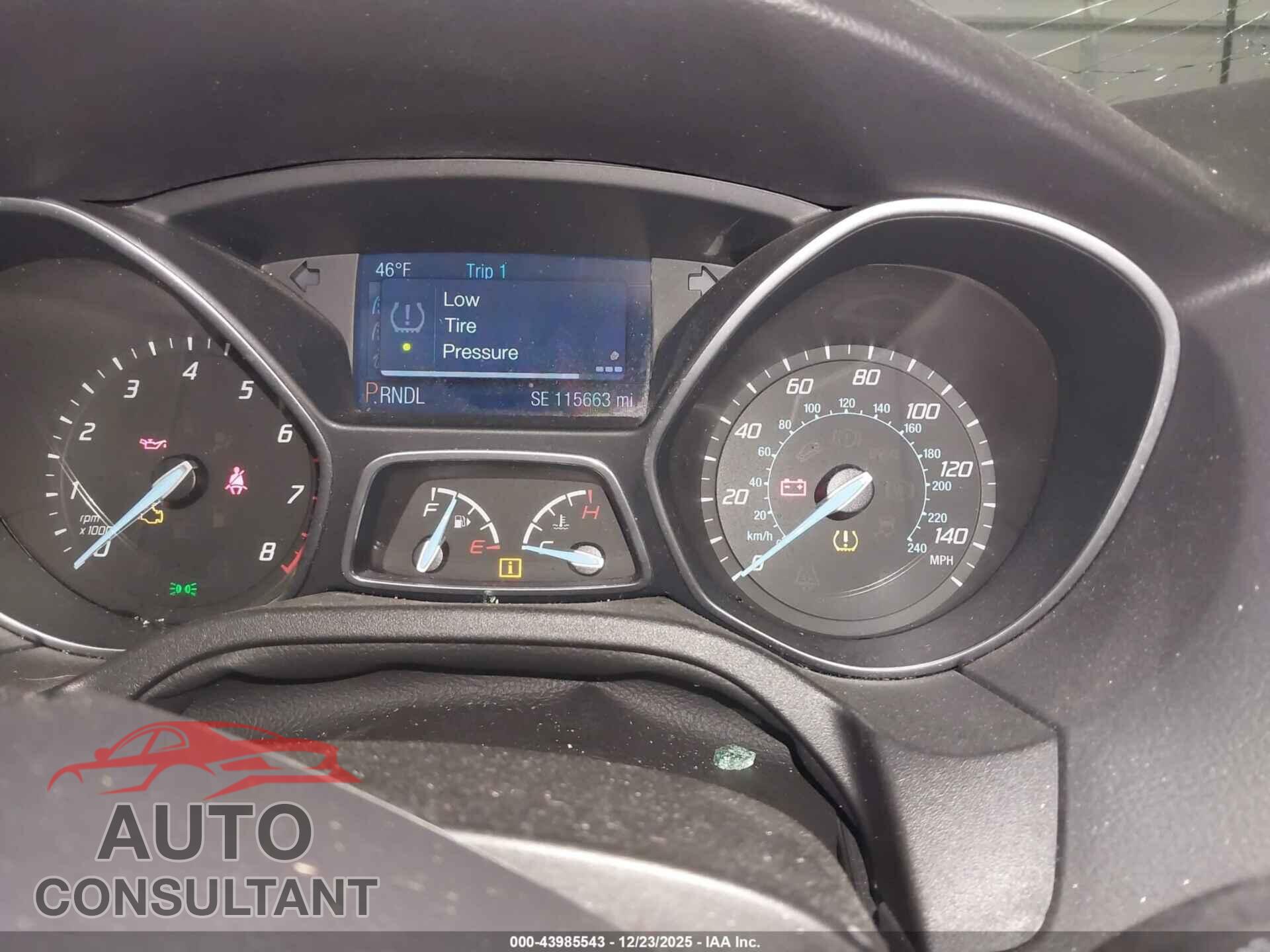 FORD FOCUS 2014 - 1FADP3F2XEL237436