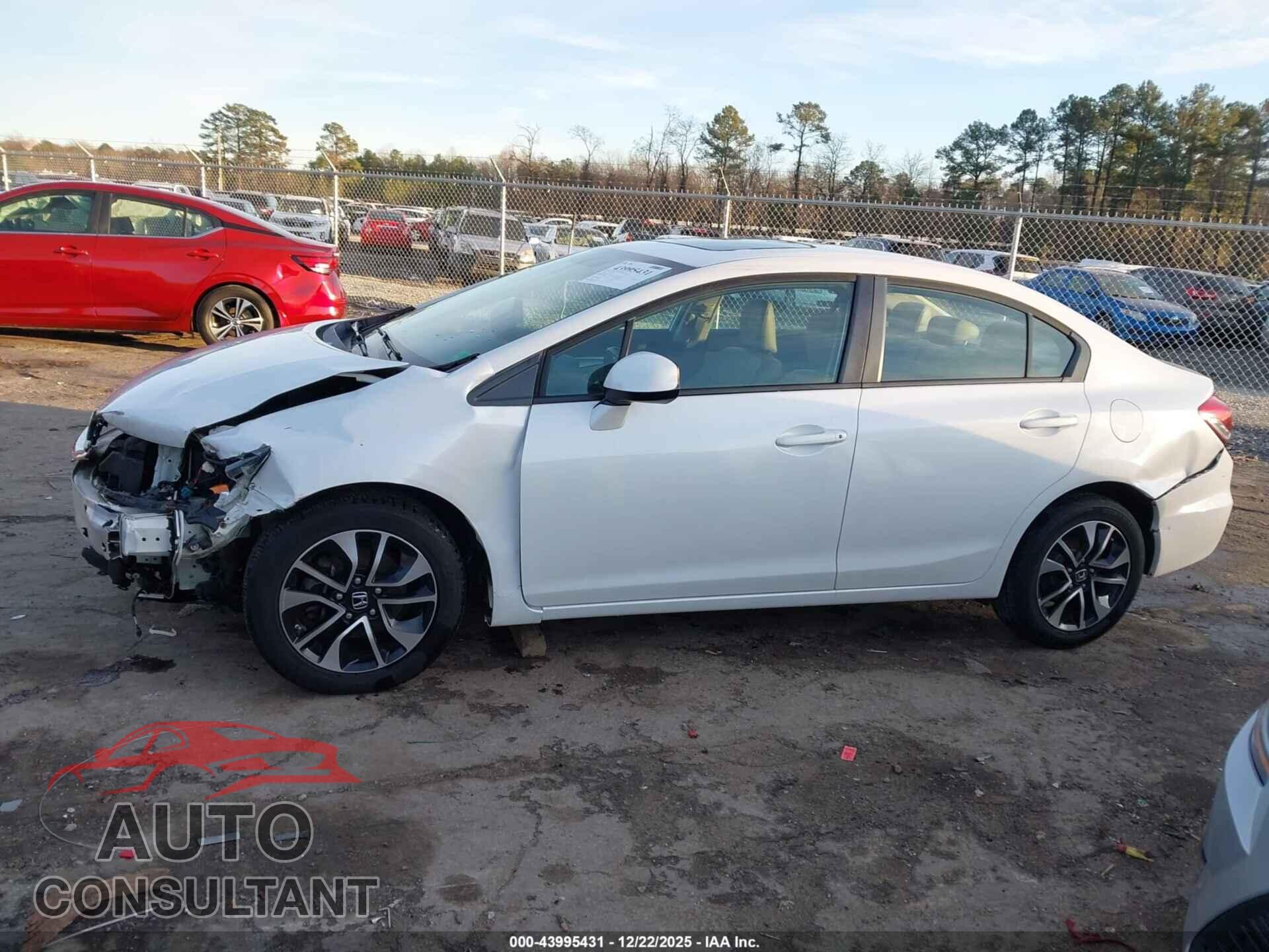 HONDA CIVIC 2013 - 19XFB2F90DE082136